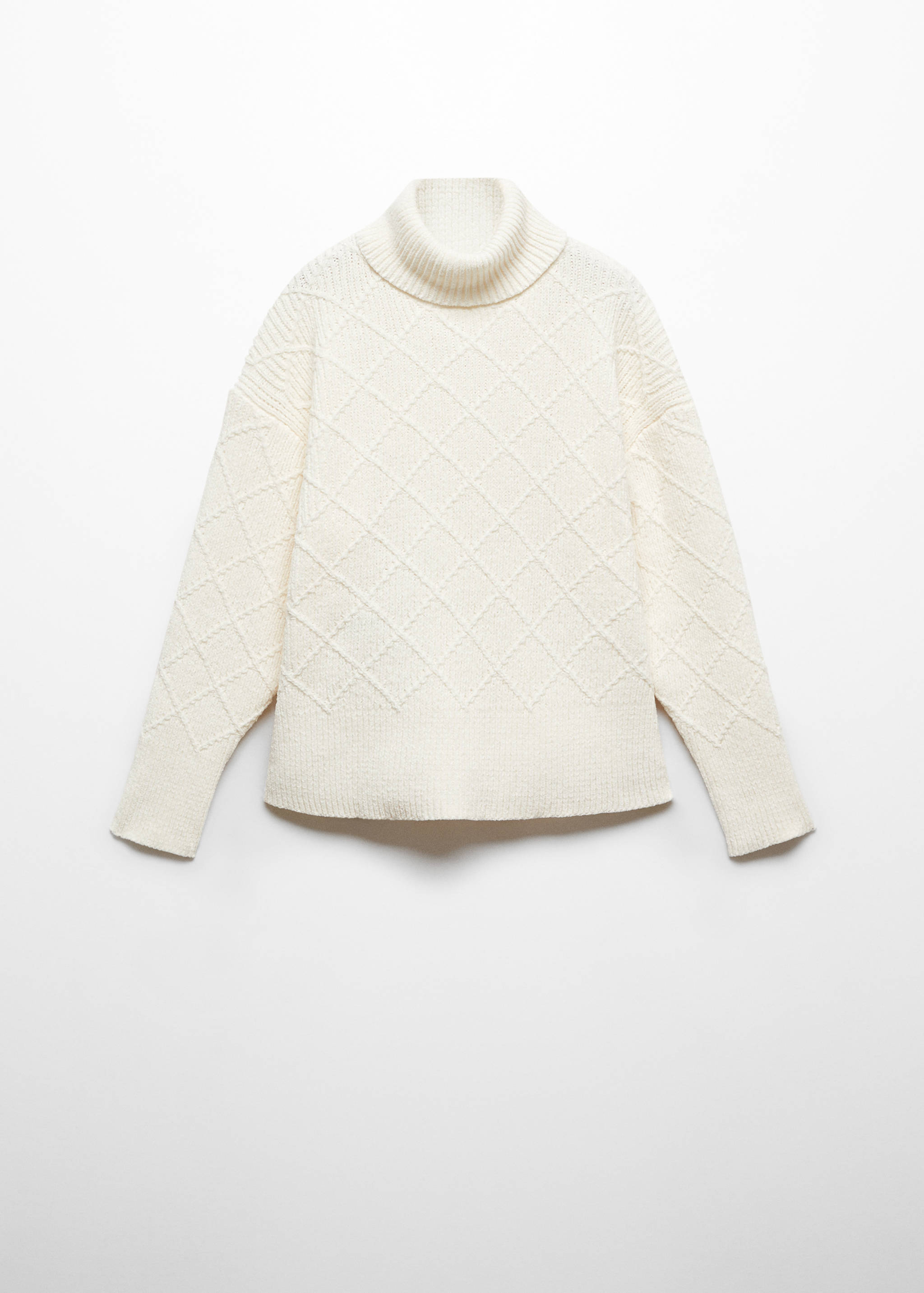 Chenille knit sweater - Article without model