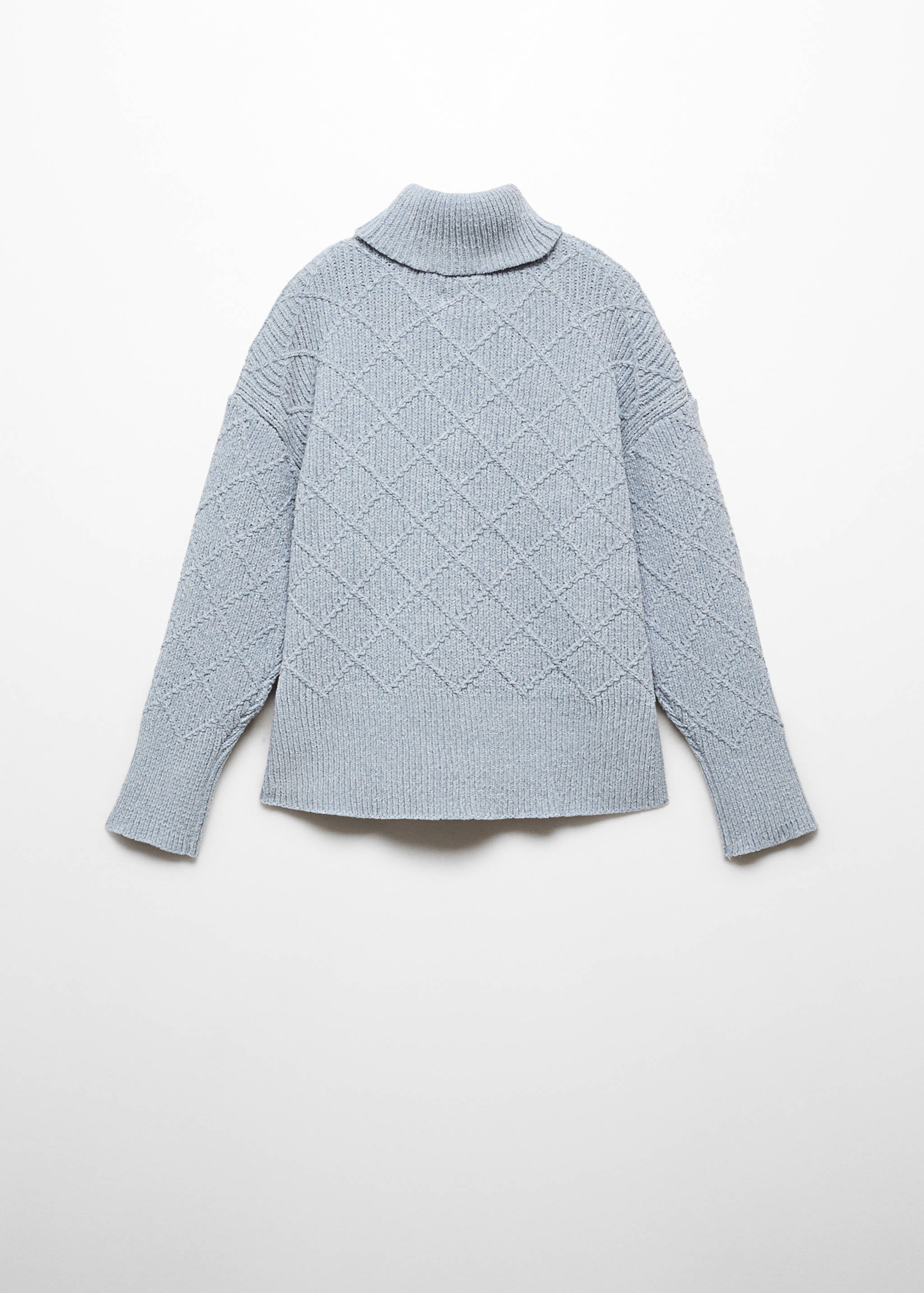 Chenille knit sweater - Reverse of the article