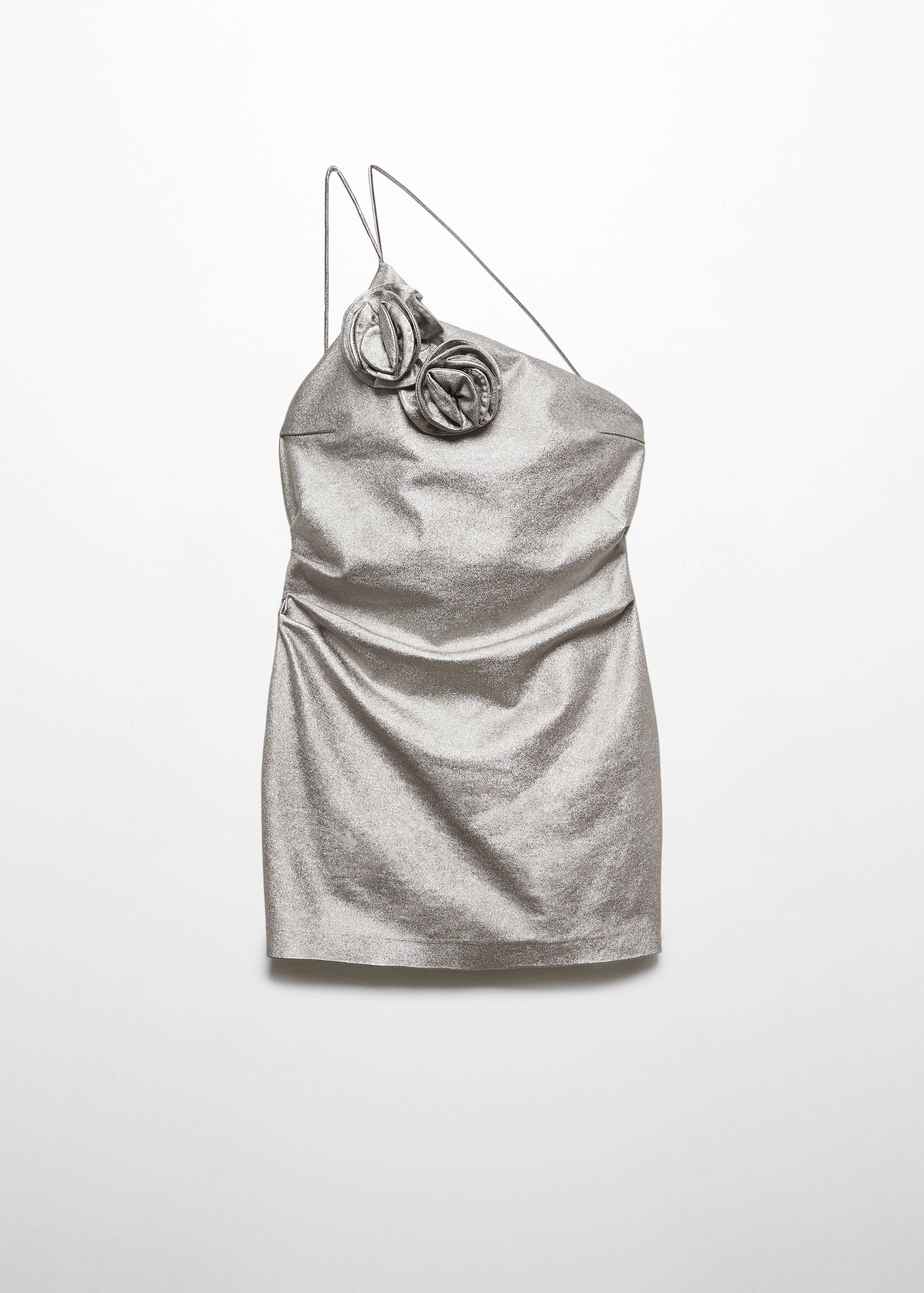 Asymmetrical maxi flower dress - Article without model