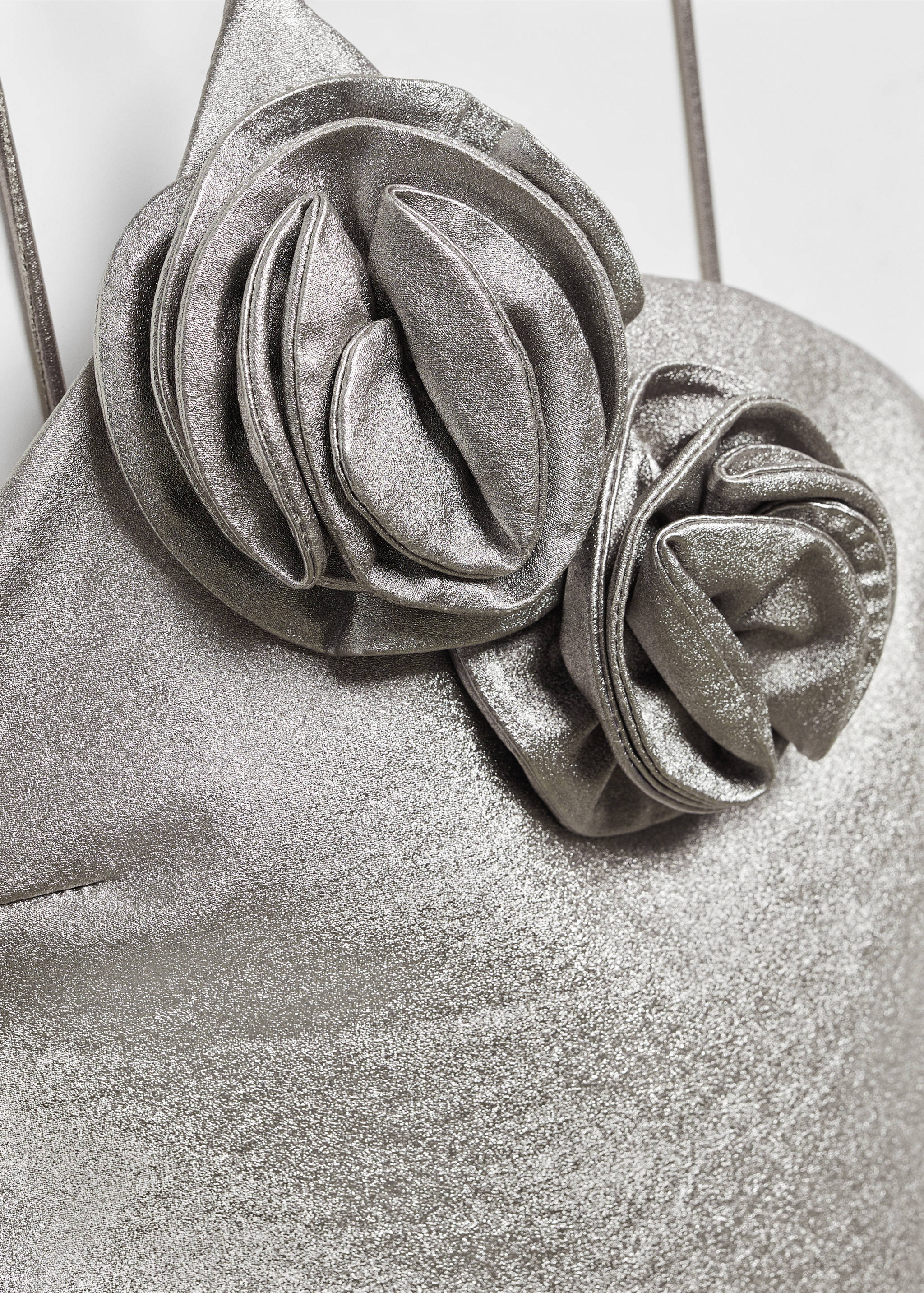 Asymmetrical maxi flower dress - Details of the article 8