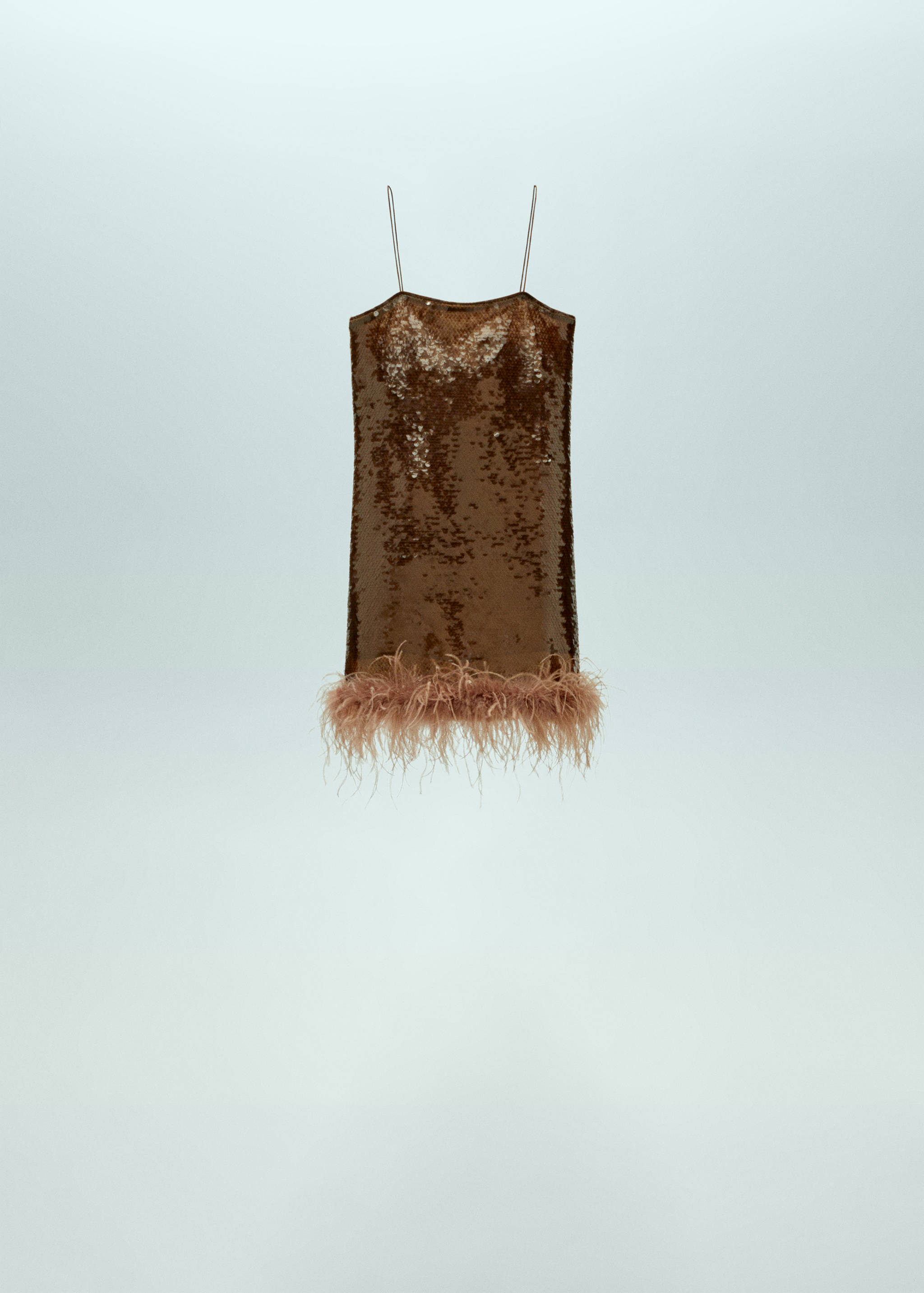 Sequin dress with fringe detail - Article without model
