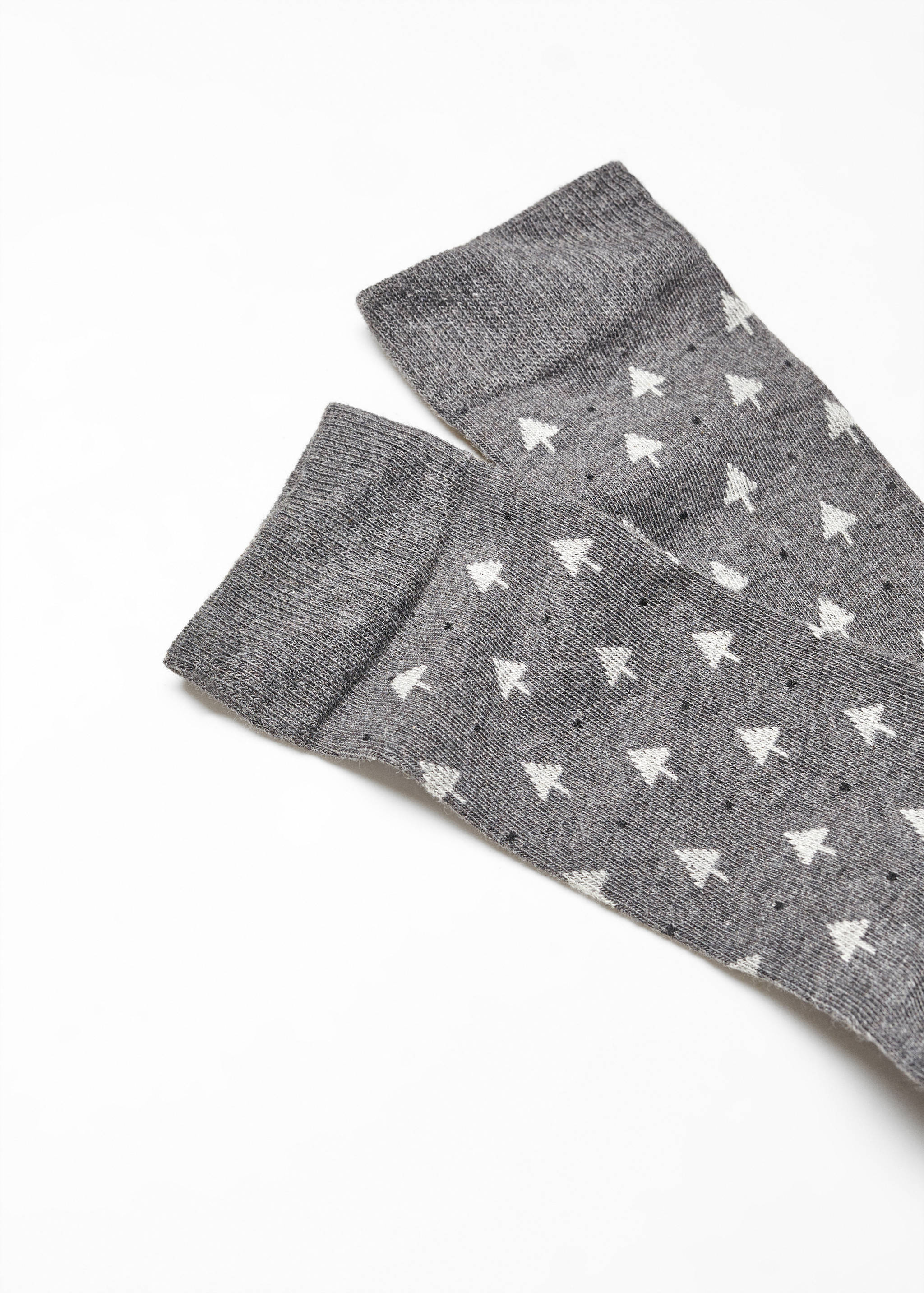 Christmas-print cotton socks - Details of the article 8