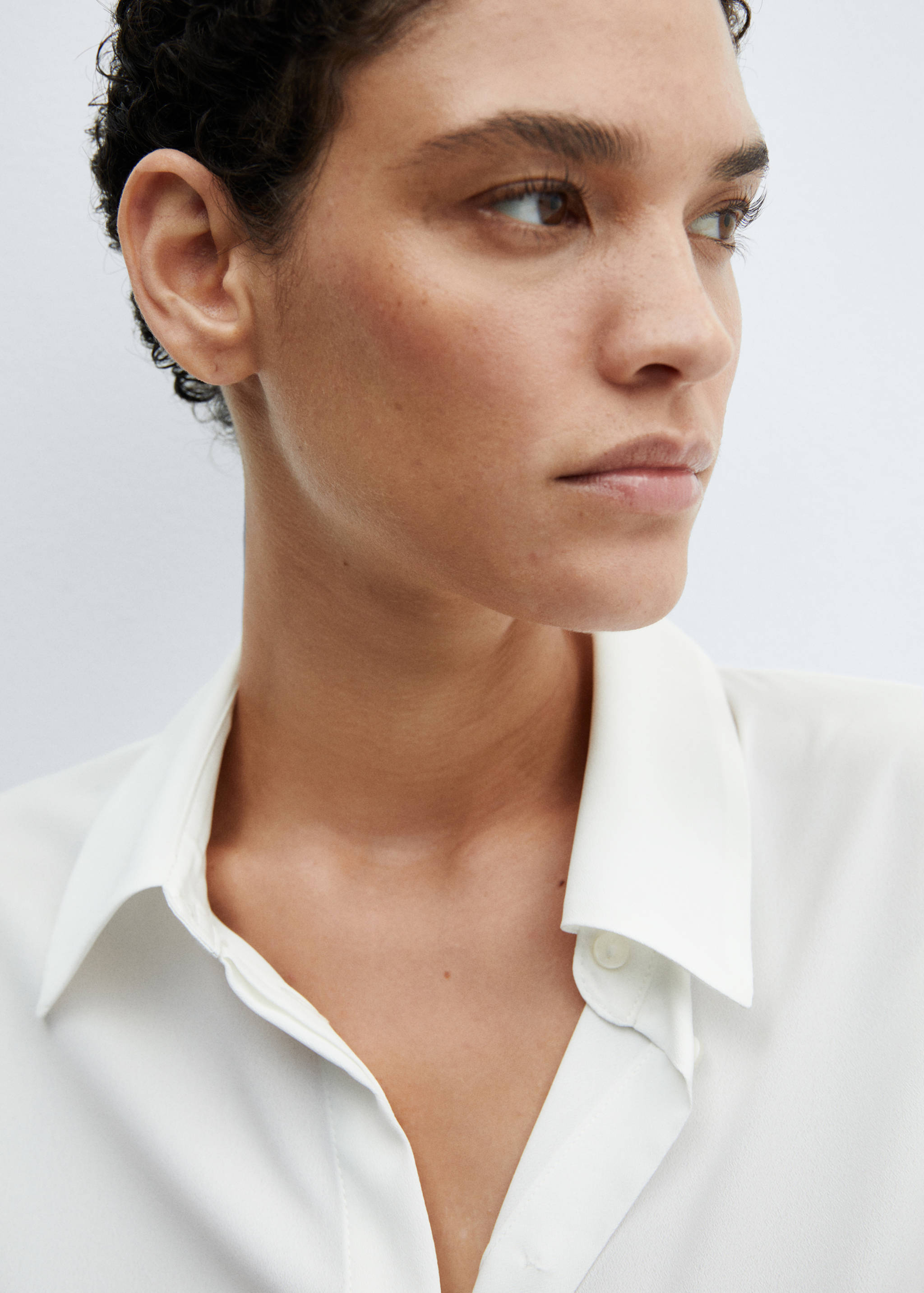 常规版型飘逸衬衫 - null