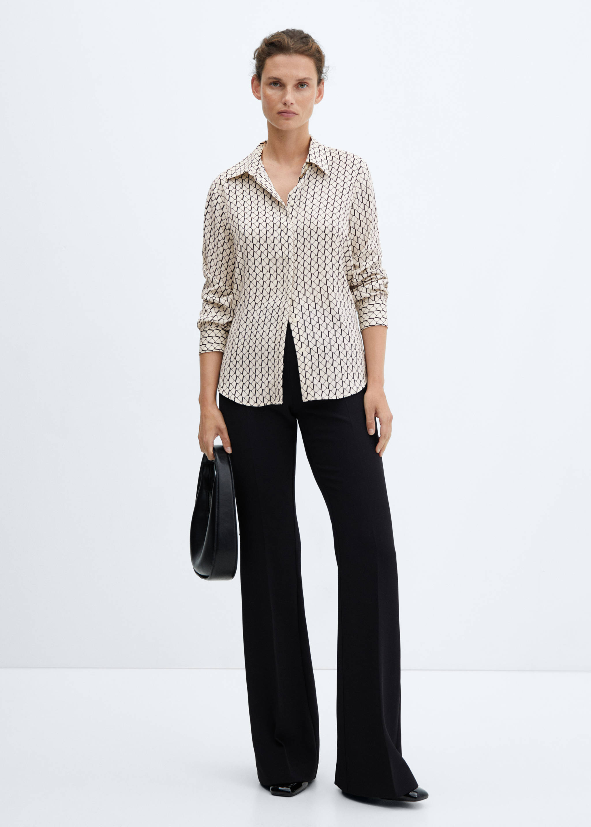 常规版型飘逸衬衫 - null