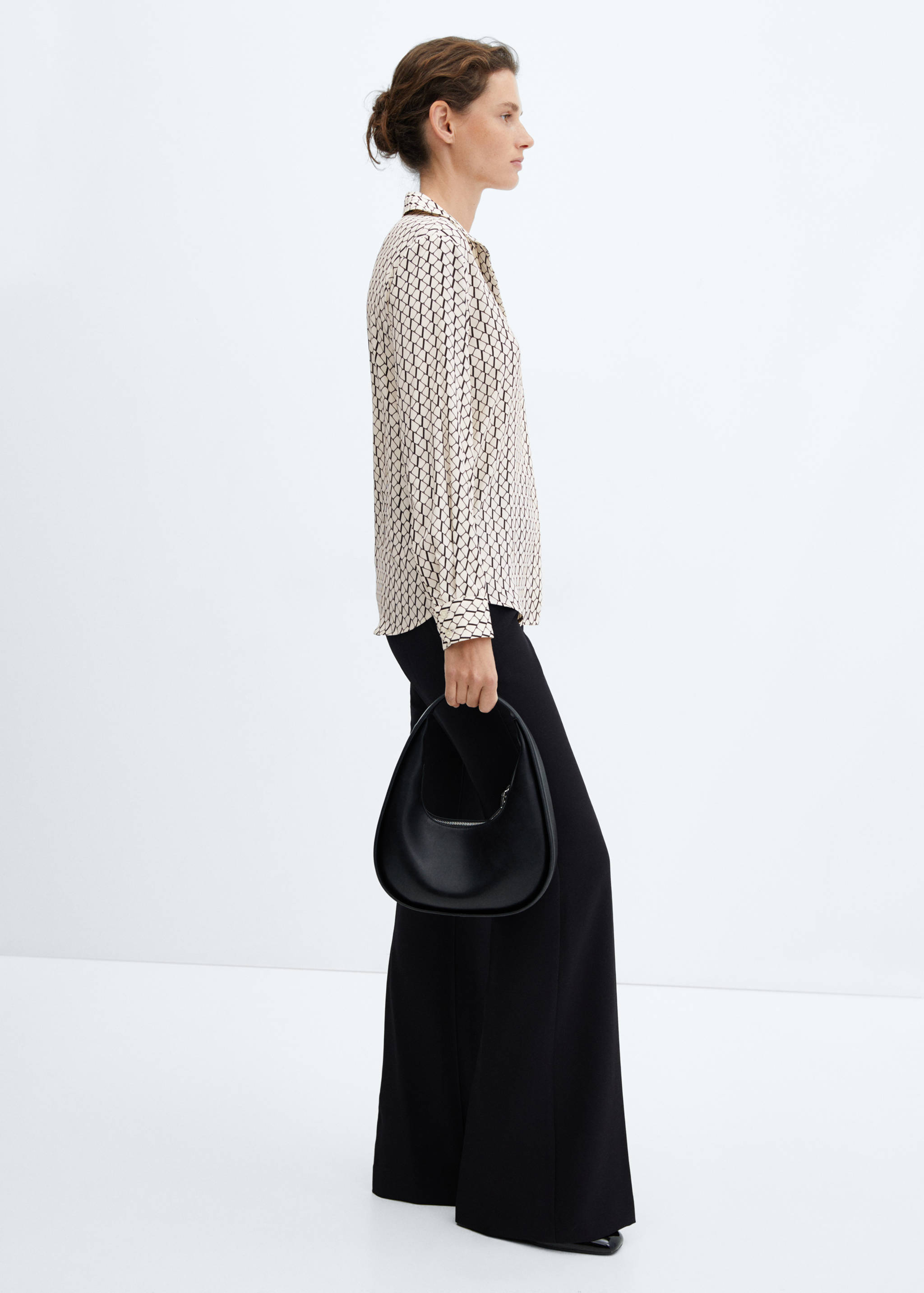 常规版型飘逸衬衫 - null