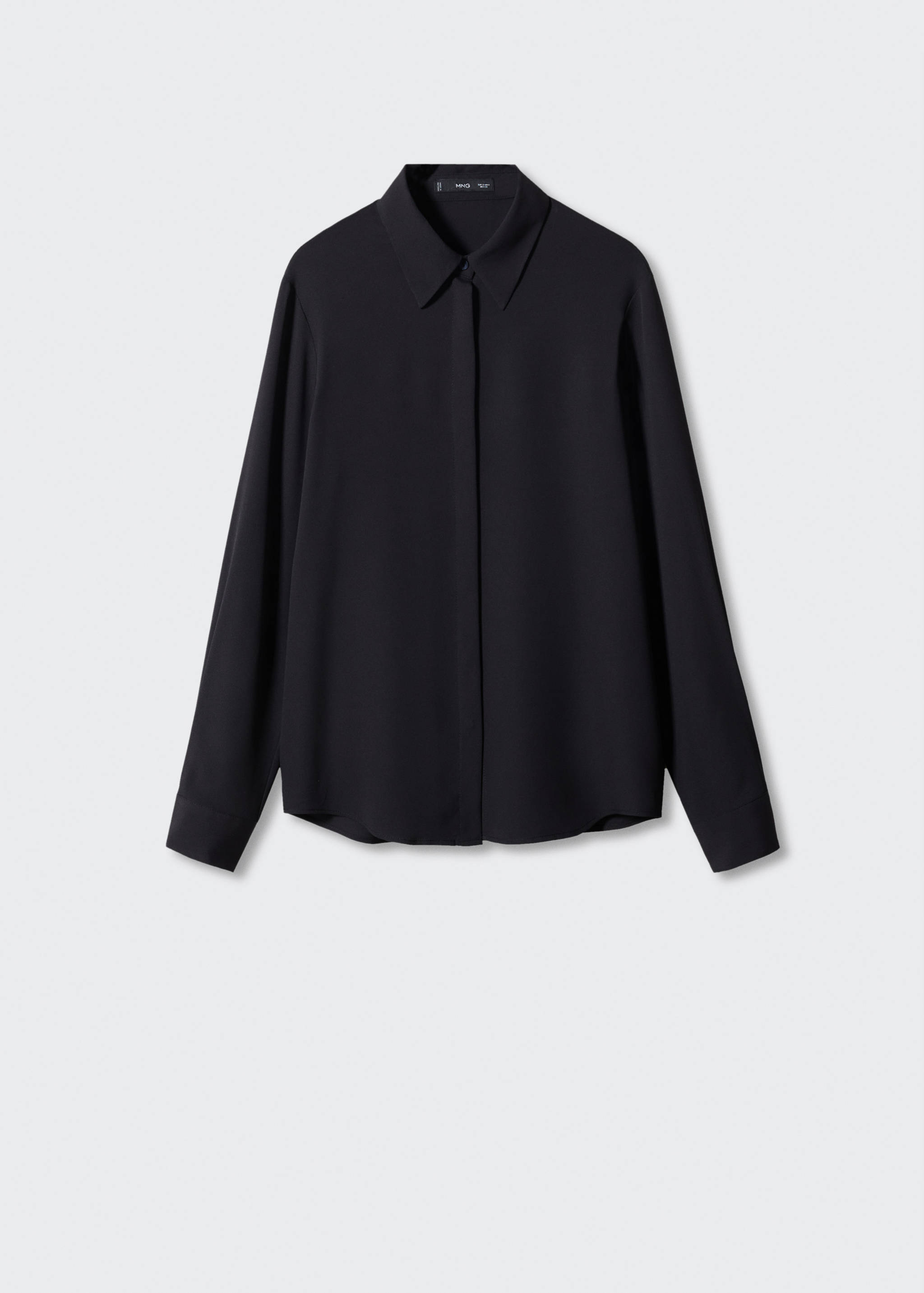 常规版型飘逸衬衫 - null