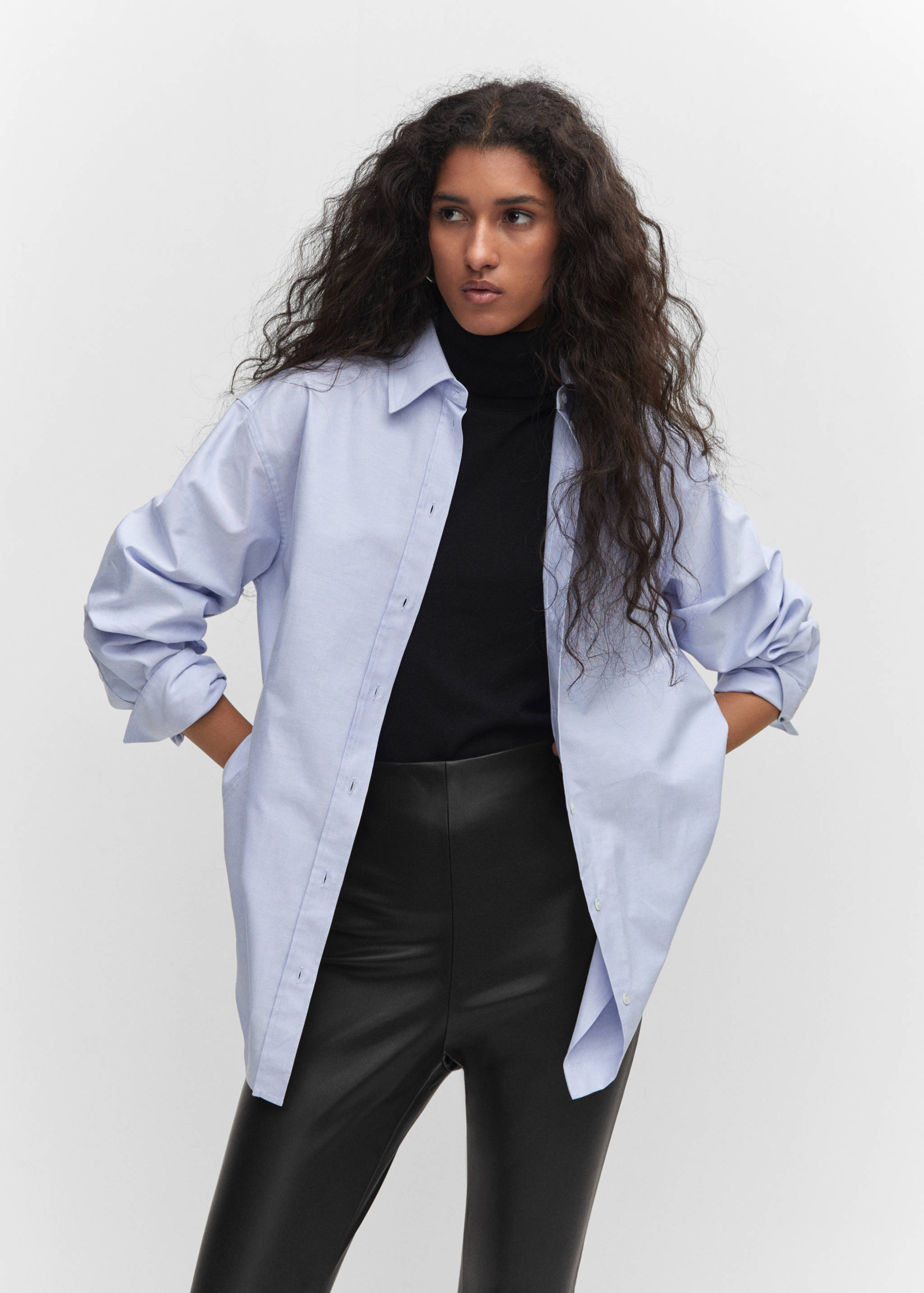 Legging simili-cuir ouvertures - Détail de l'article 1