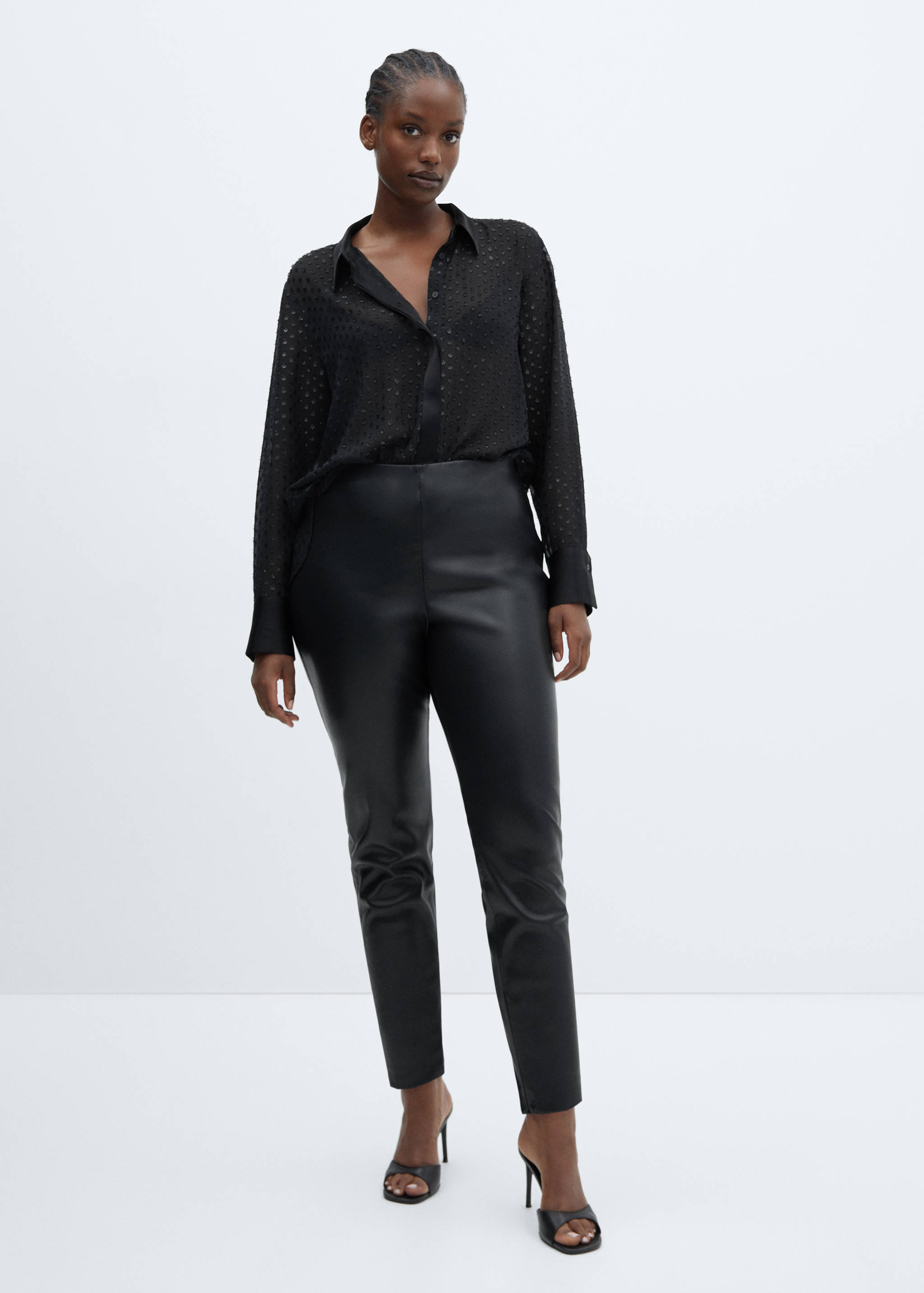 Legging simili-cuir ouvertures - Détail de l'article 3