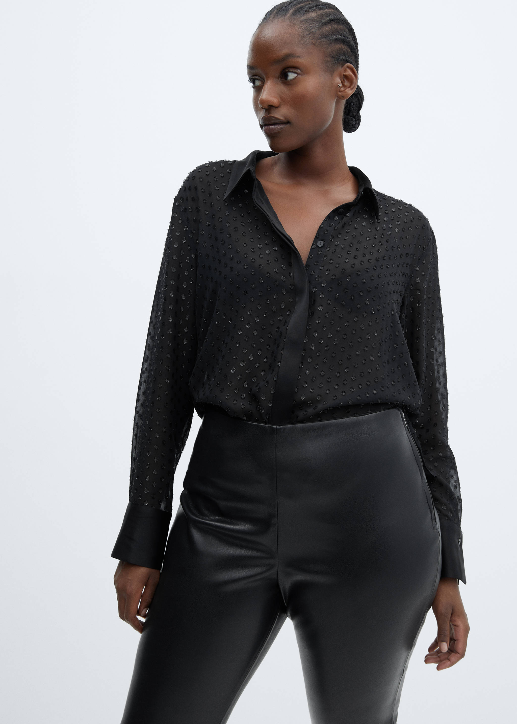 Legging simili-cuir ouvertures - Détail de l'article 5