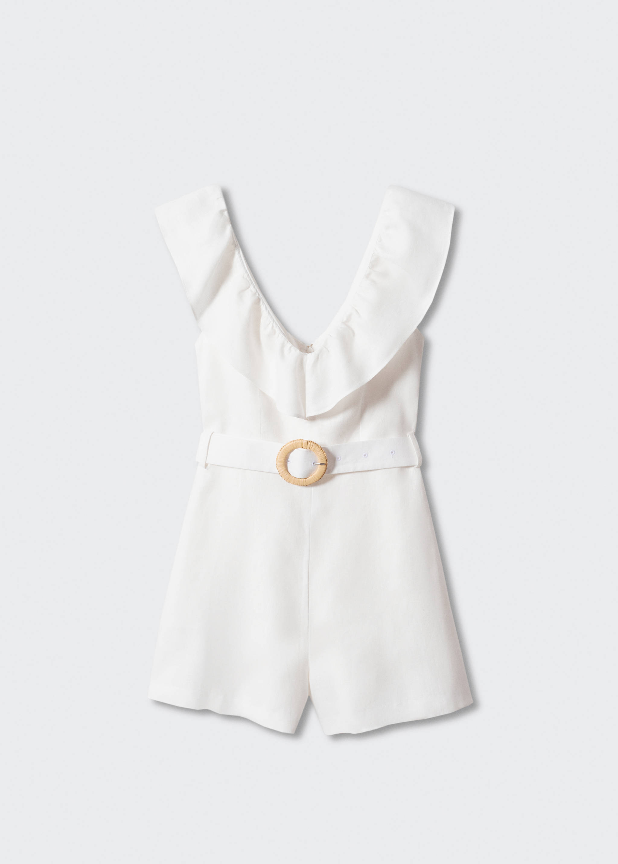 Belt linen jumpsuit - Article without model