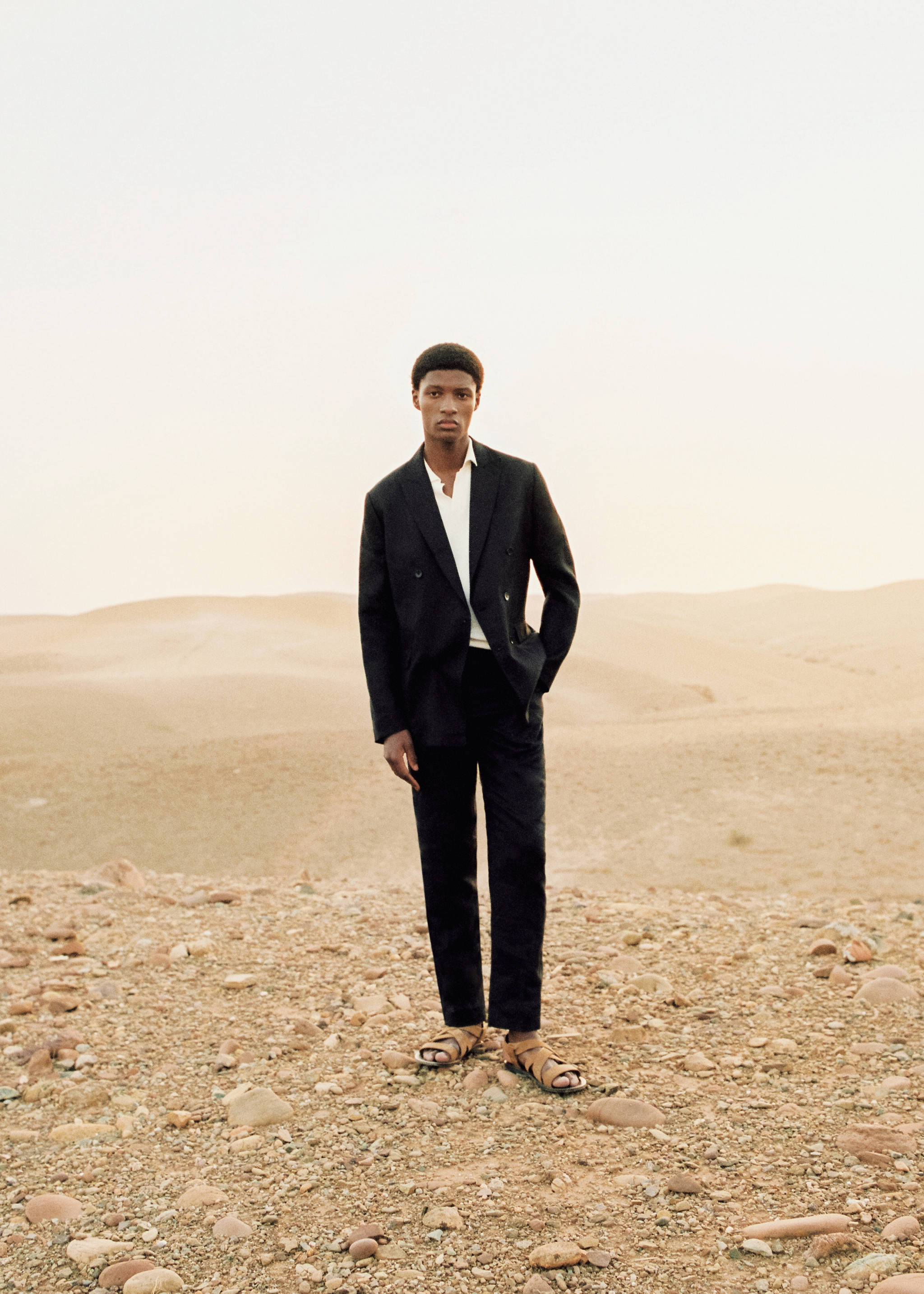 100% linen suit trousers - Details of the article 5