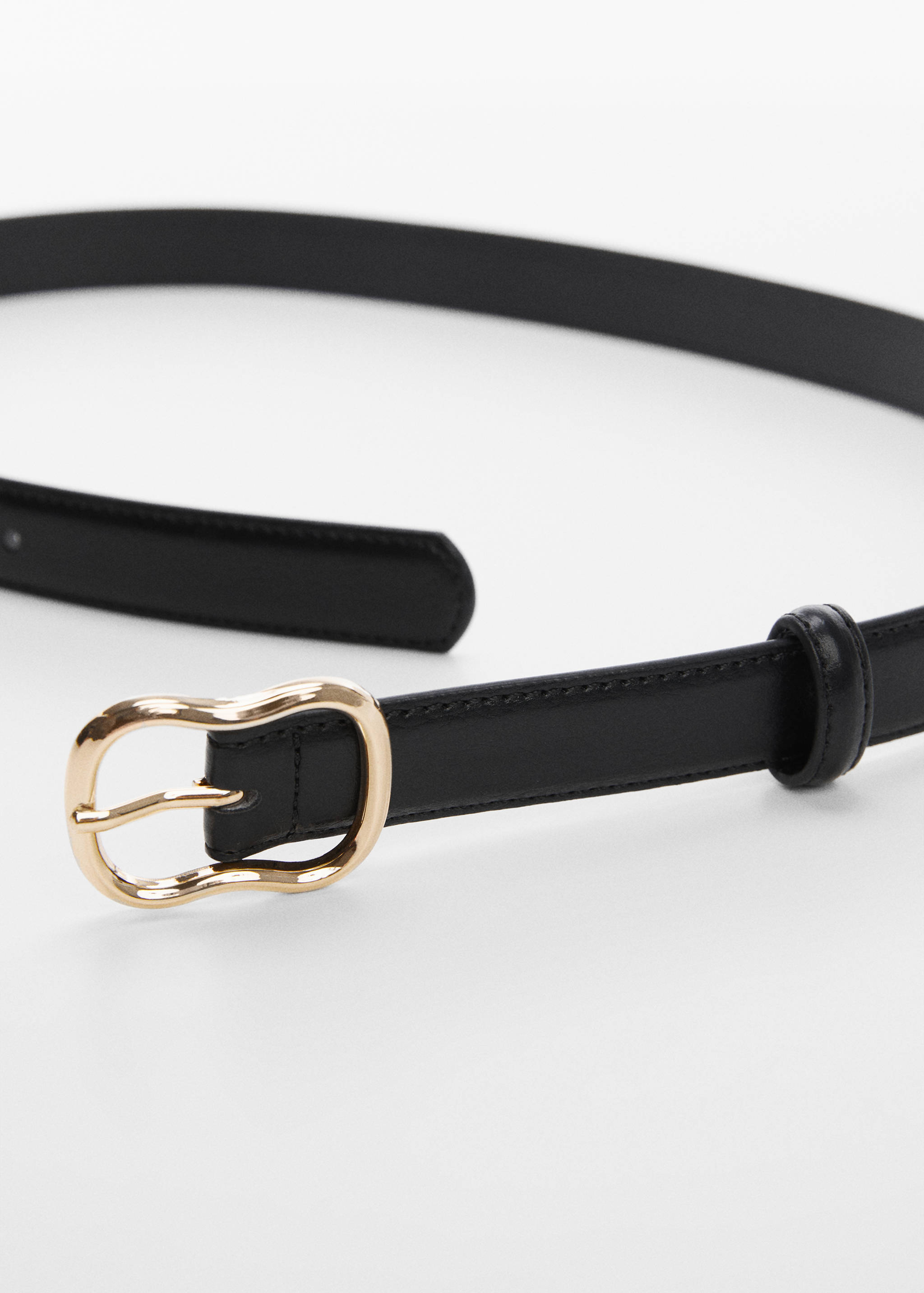 Ремень с эффектом кожи крокодила - Деталь изделия 1