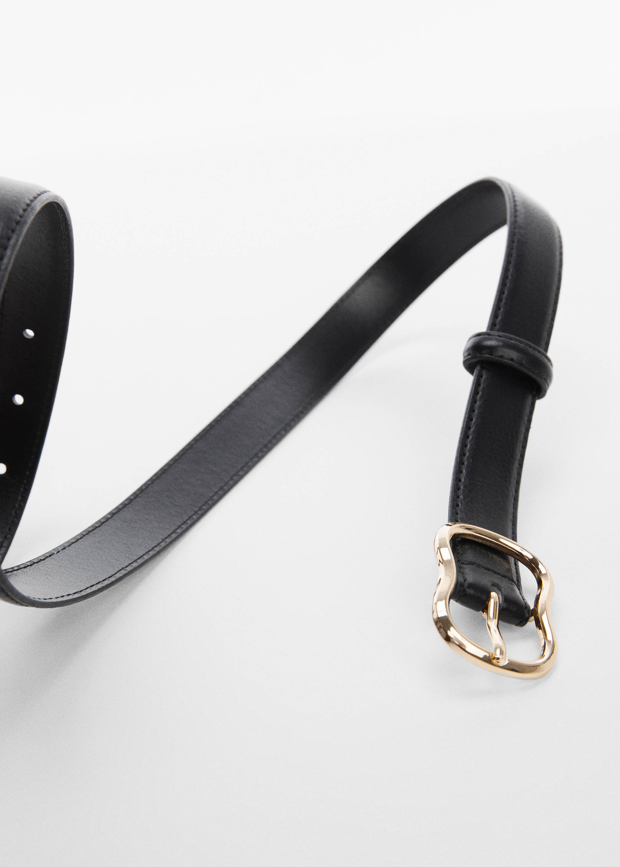 Ремень с эффектом кожи крокодила - Деталь изделия 2