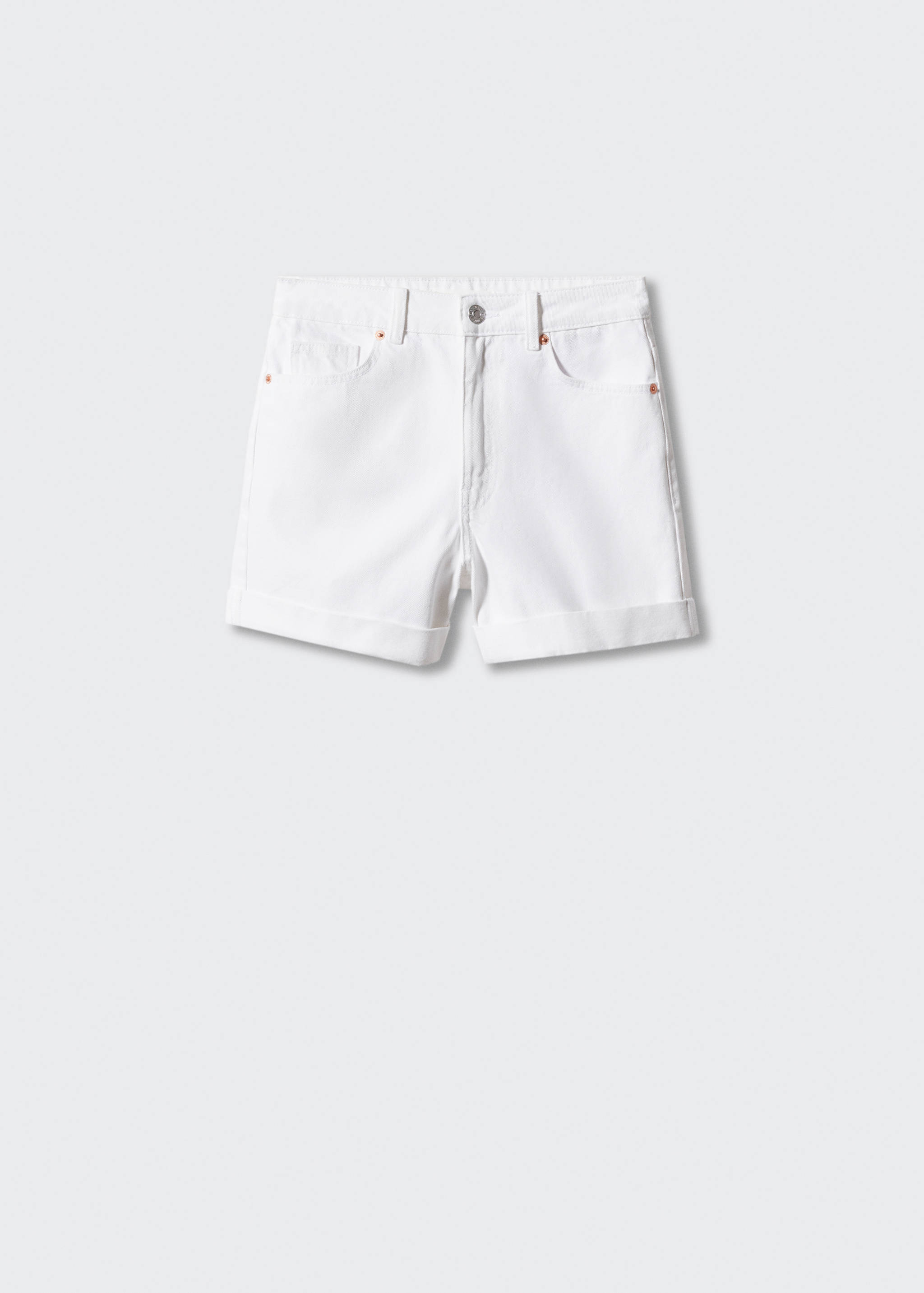 Mom-fit denim shorts - Article without model