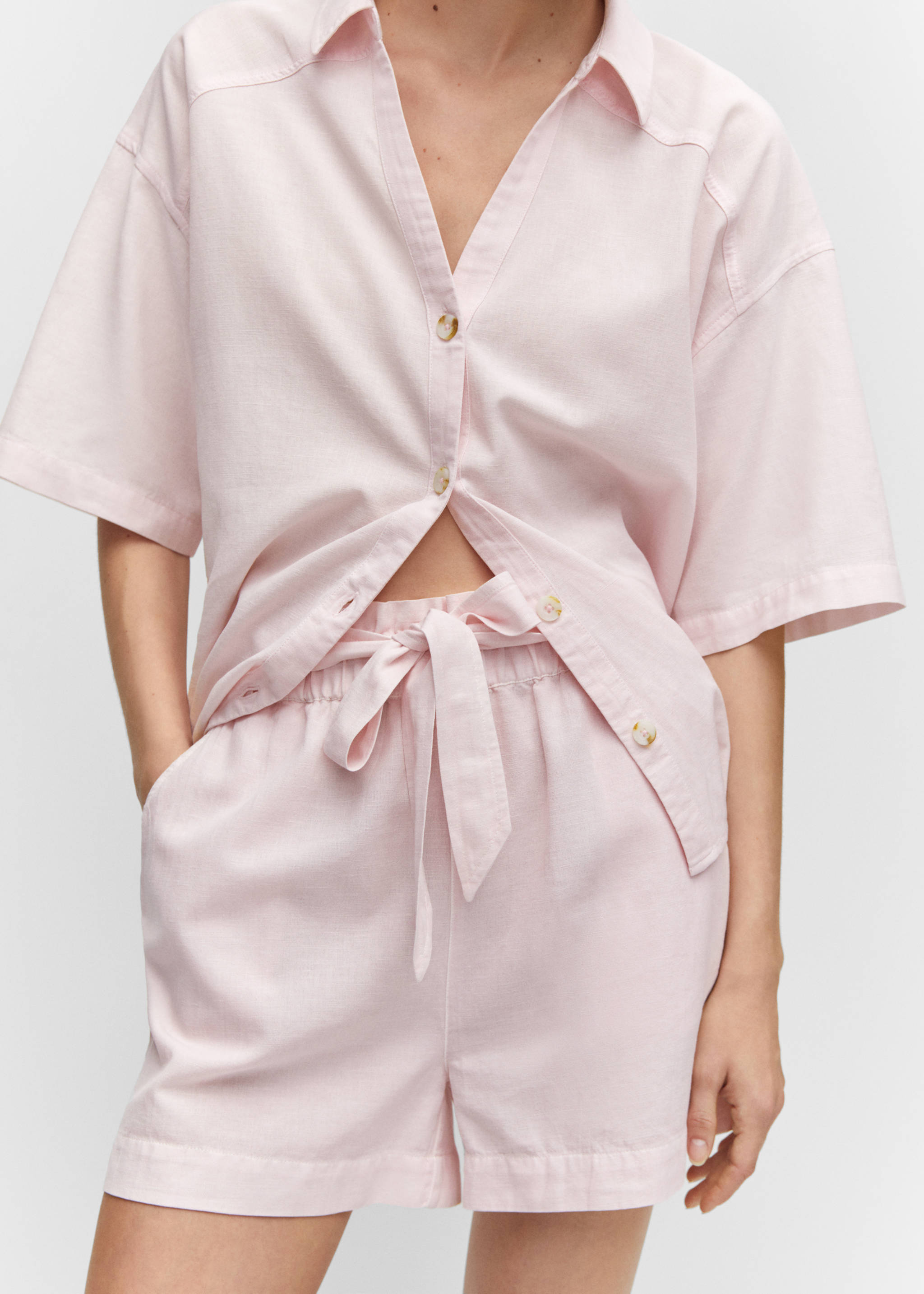 Short coton lin - Détail de l'article 1