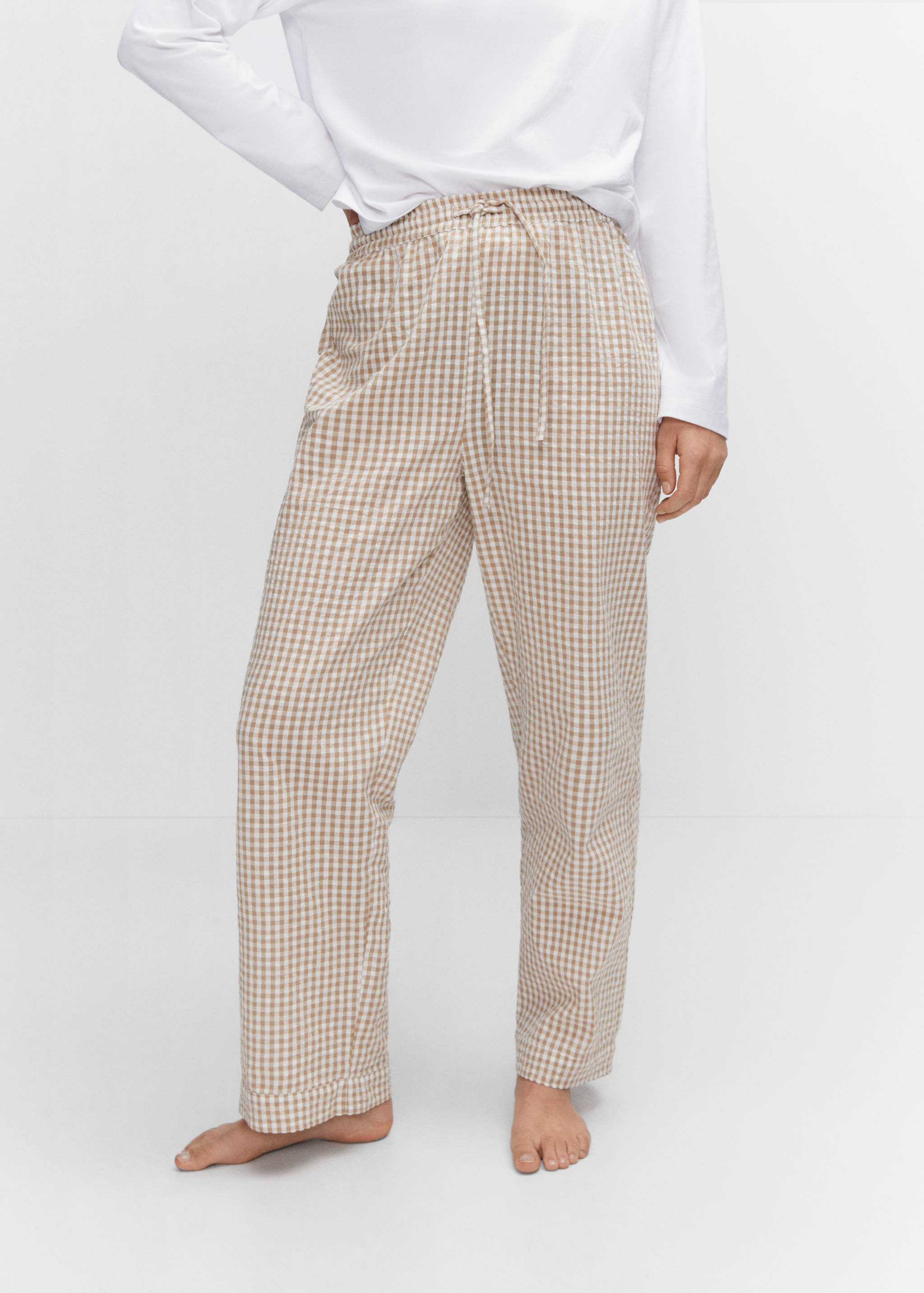 Printed long pyjamas - Medium plane