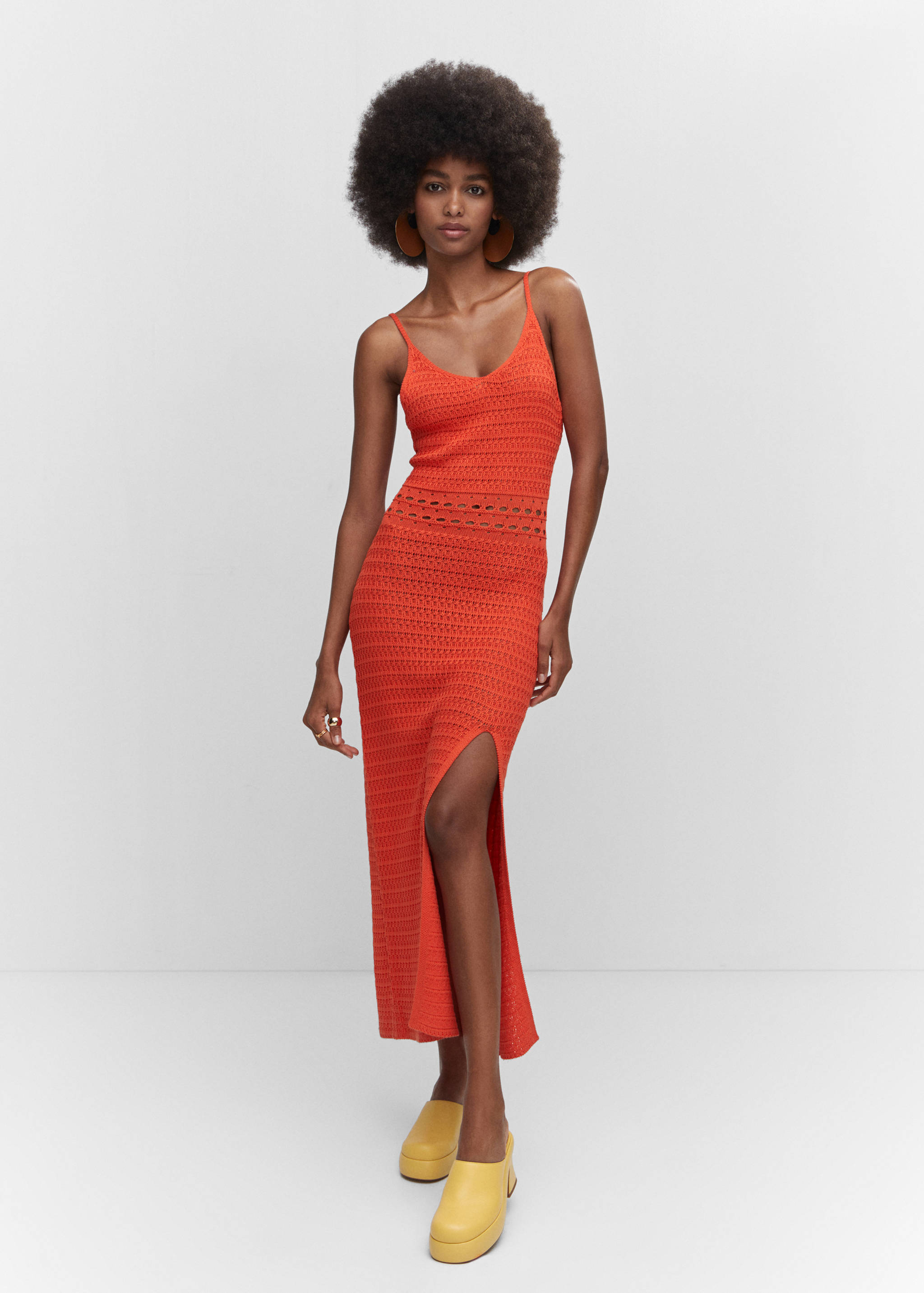 Robe maille ouverture - Plan général