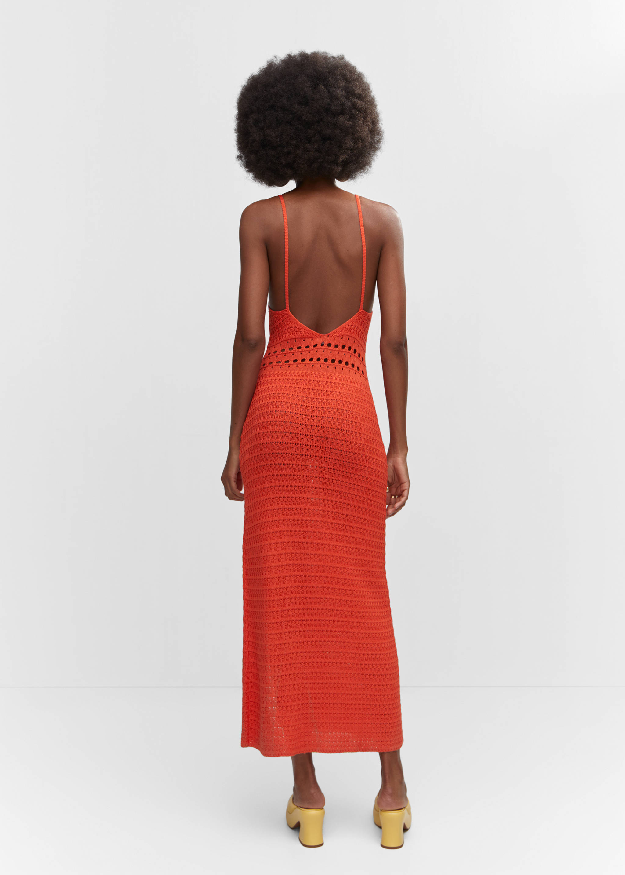 Robe maille ouverture - Verso de l’article