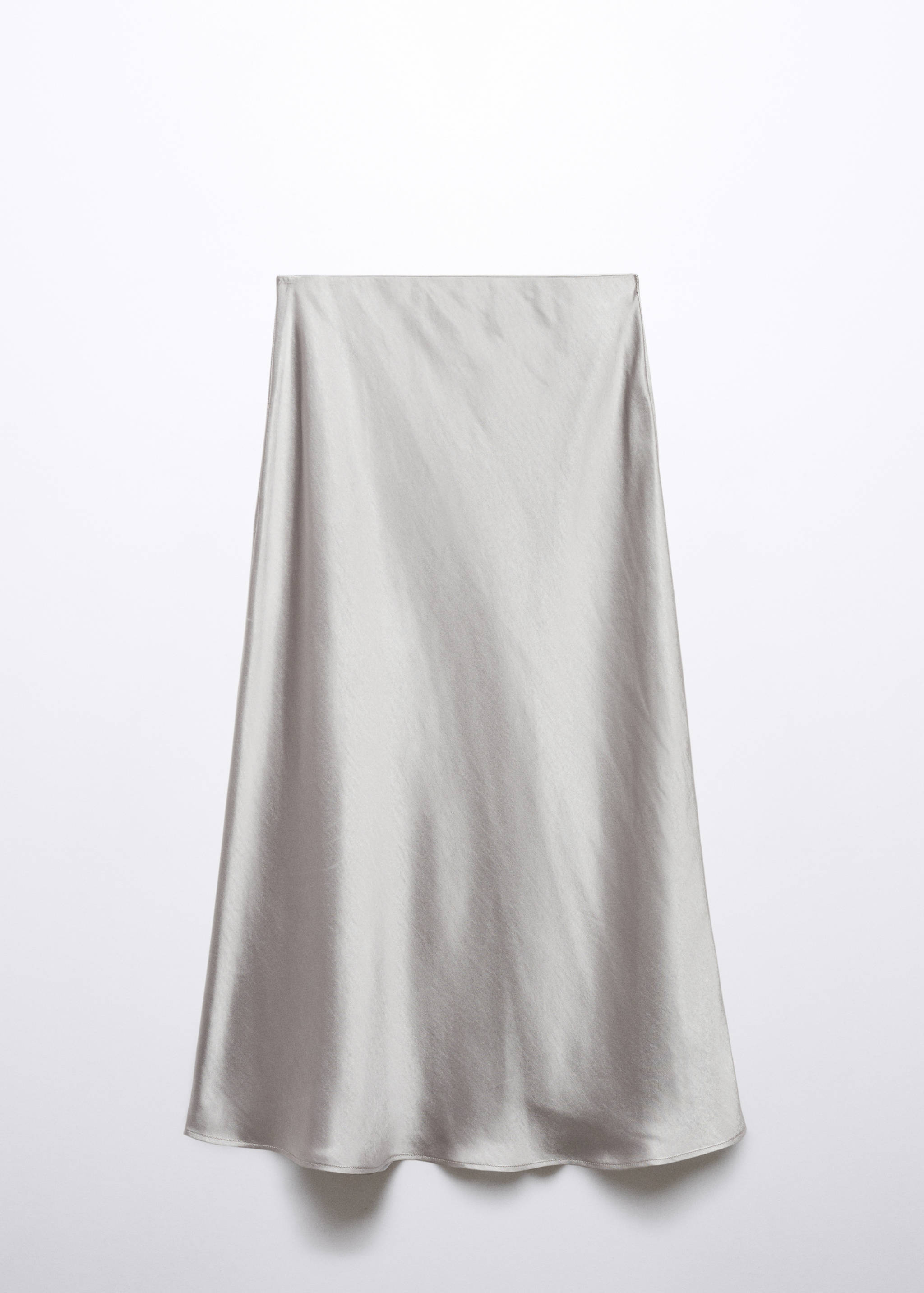 Midi satin skirt - Article without model