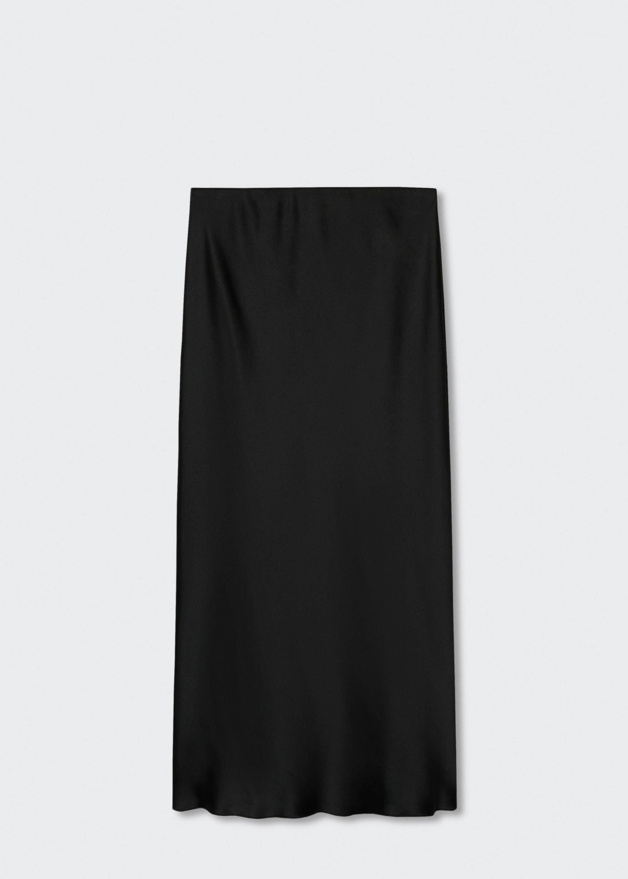 Midi satin skirt - Article without model