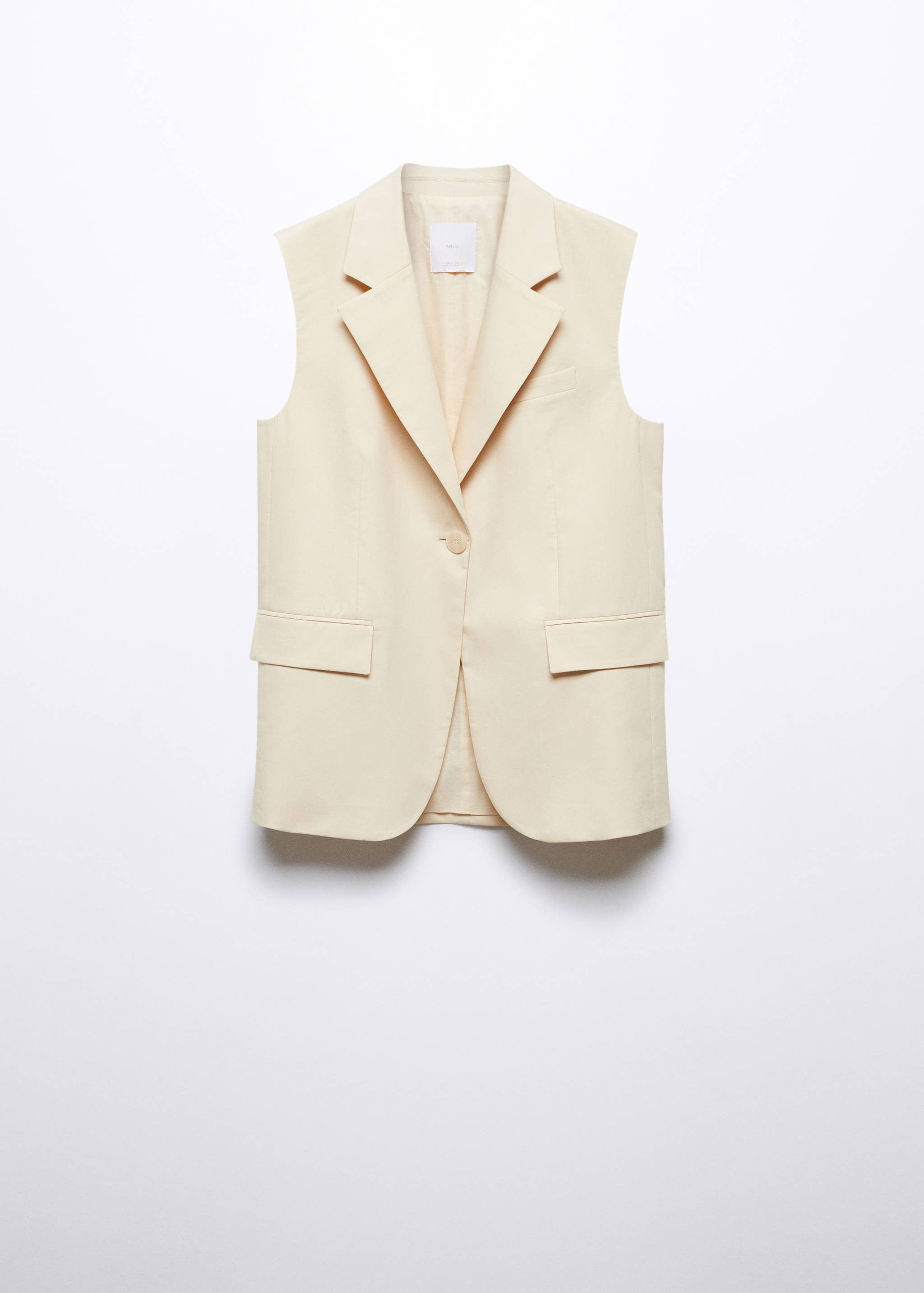 Long waistcoat with pockets - Article without model