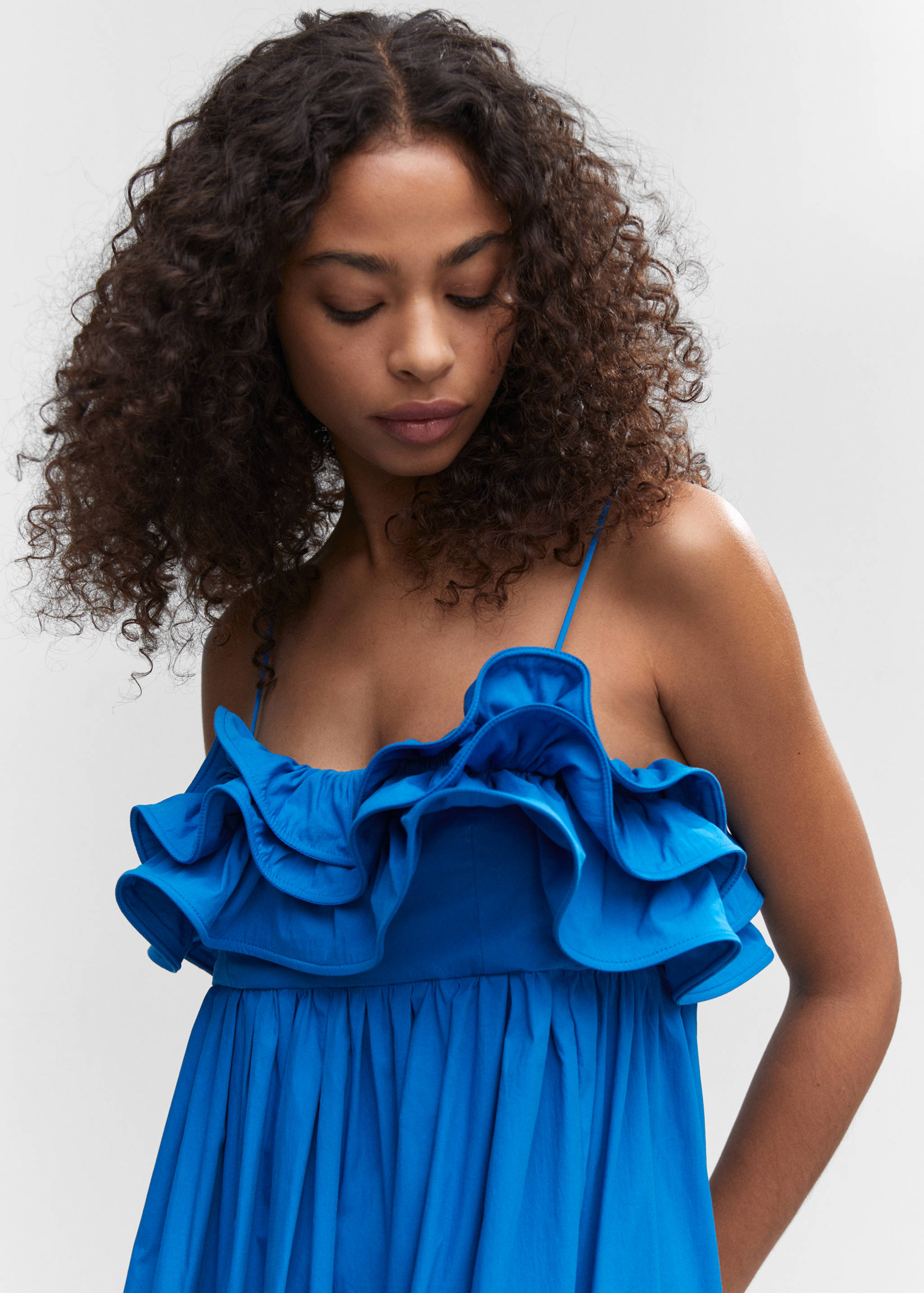 Long ruffled dress - Details of the article 1