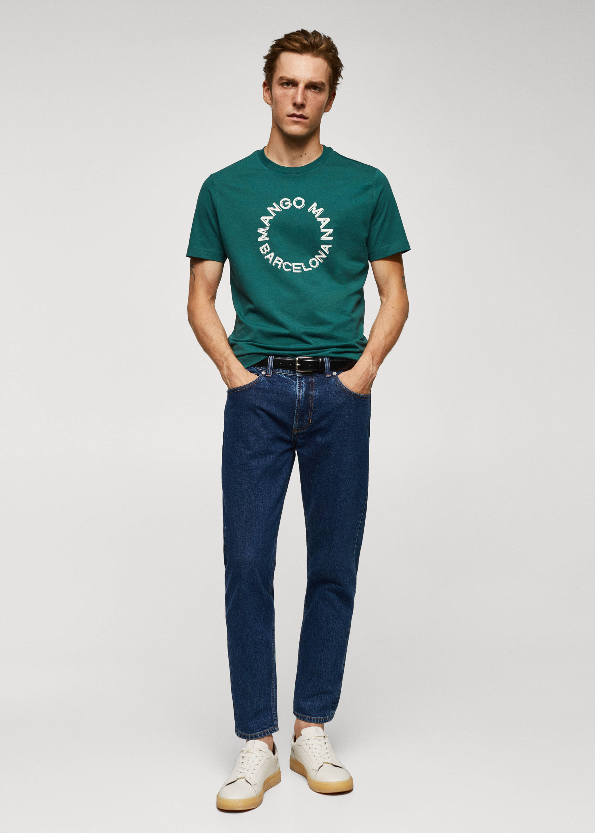 100% cotton t-shirt with logo - General plane