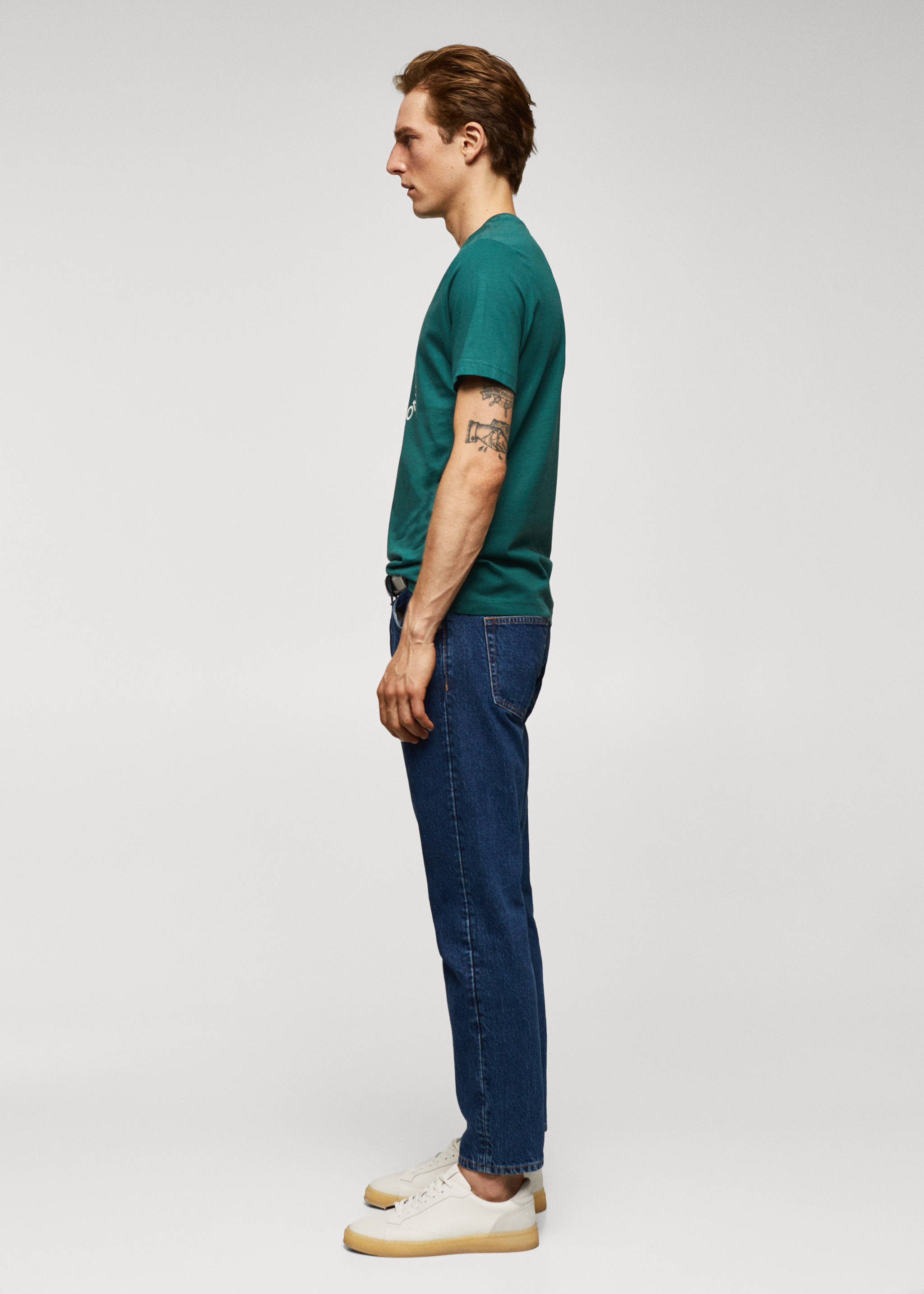 100% cotton t-shirt with logo - Details of the article 2