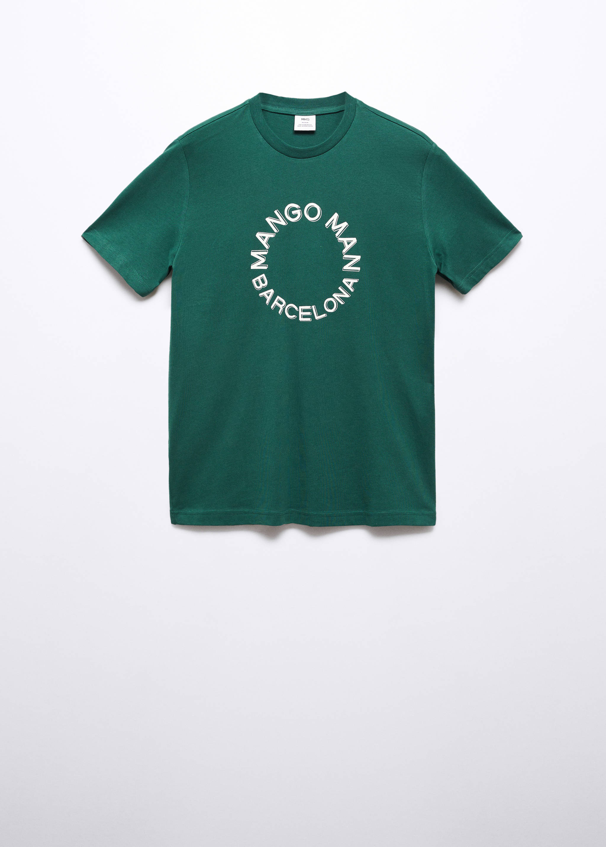 100% cotton t-shirt with logo - Article without model