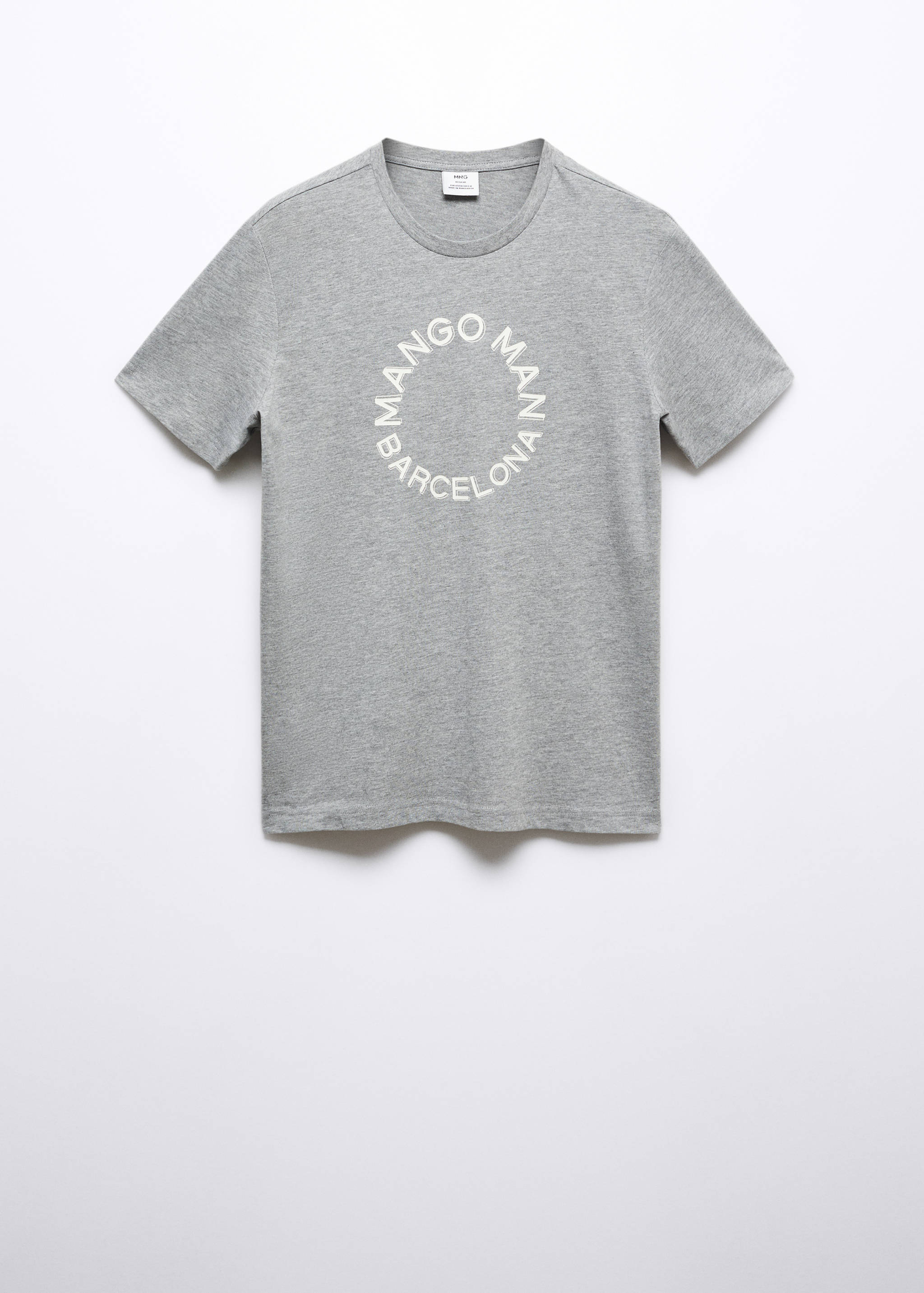 100% cotton t-shirt with logo - Article without model