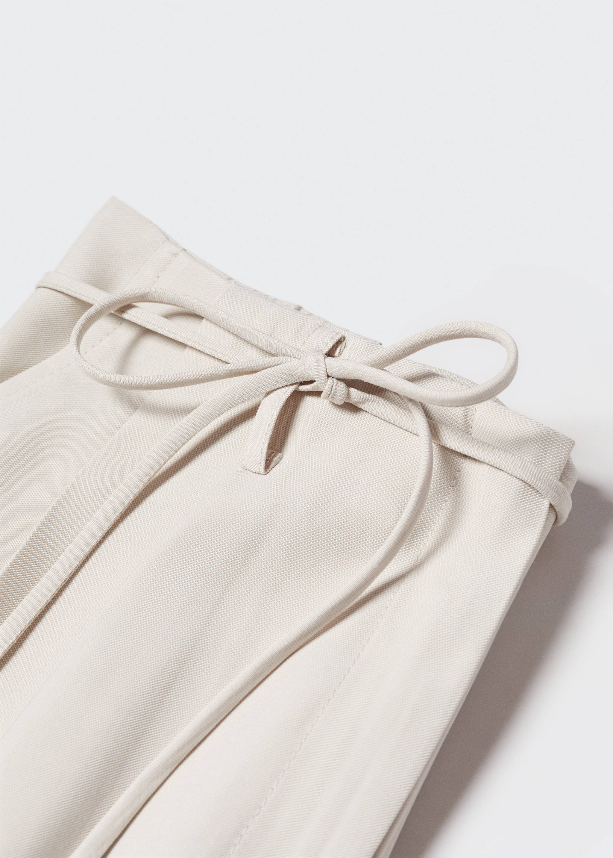 Wide leg trousers with elastic waist - Details of the article 8