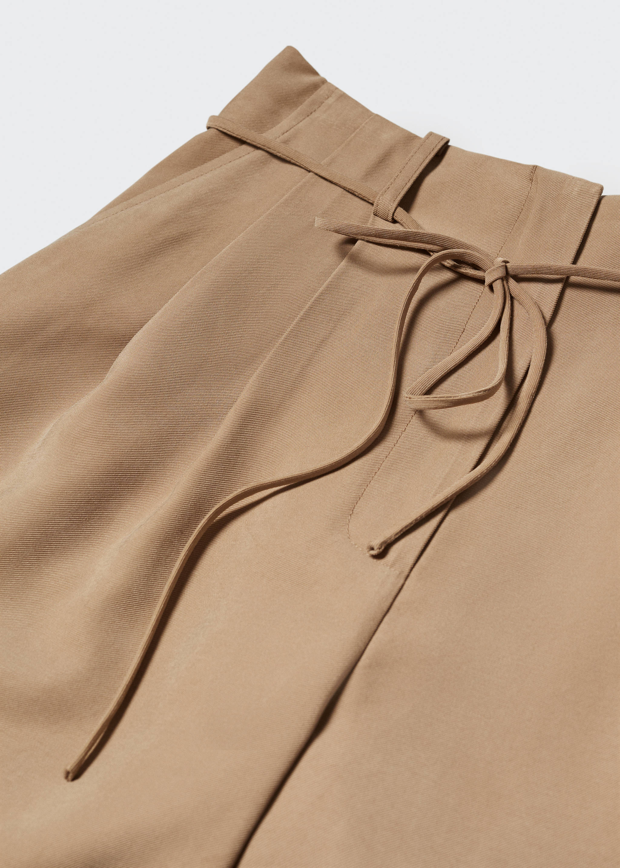 Wide leg trousers with elastic waist - Details of the article 8