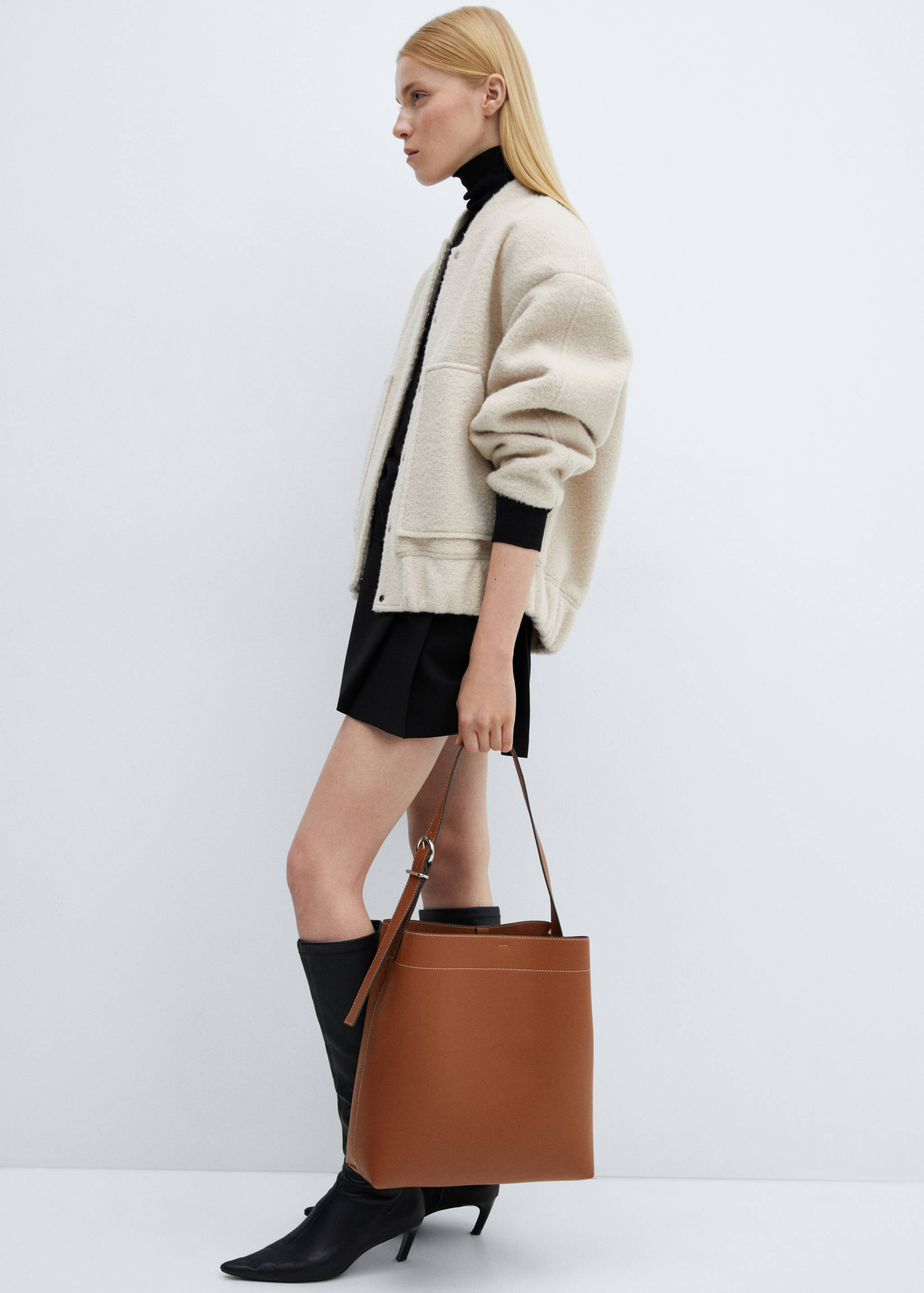 Short handle shopper bag - General plane