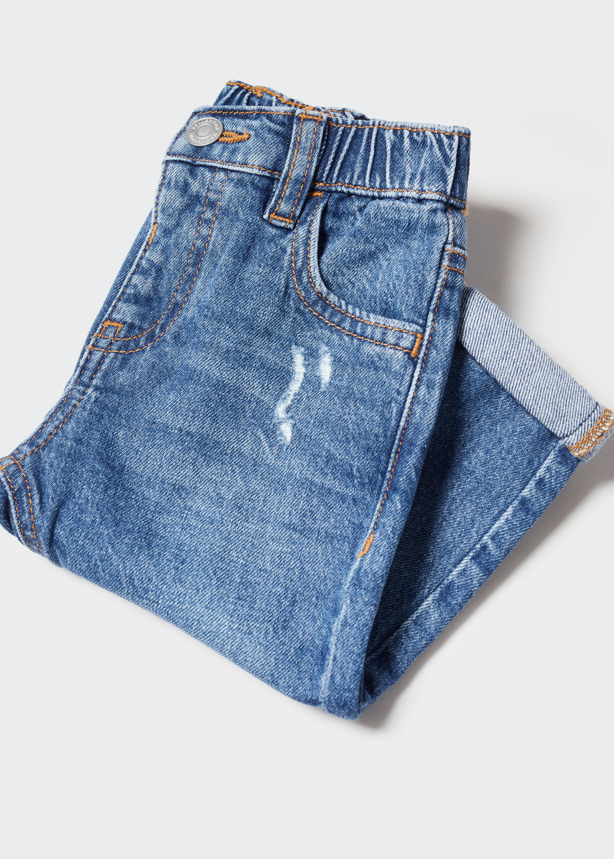 Drawstring waist jeans - Details of the article 8