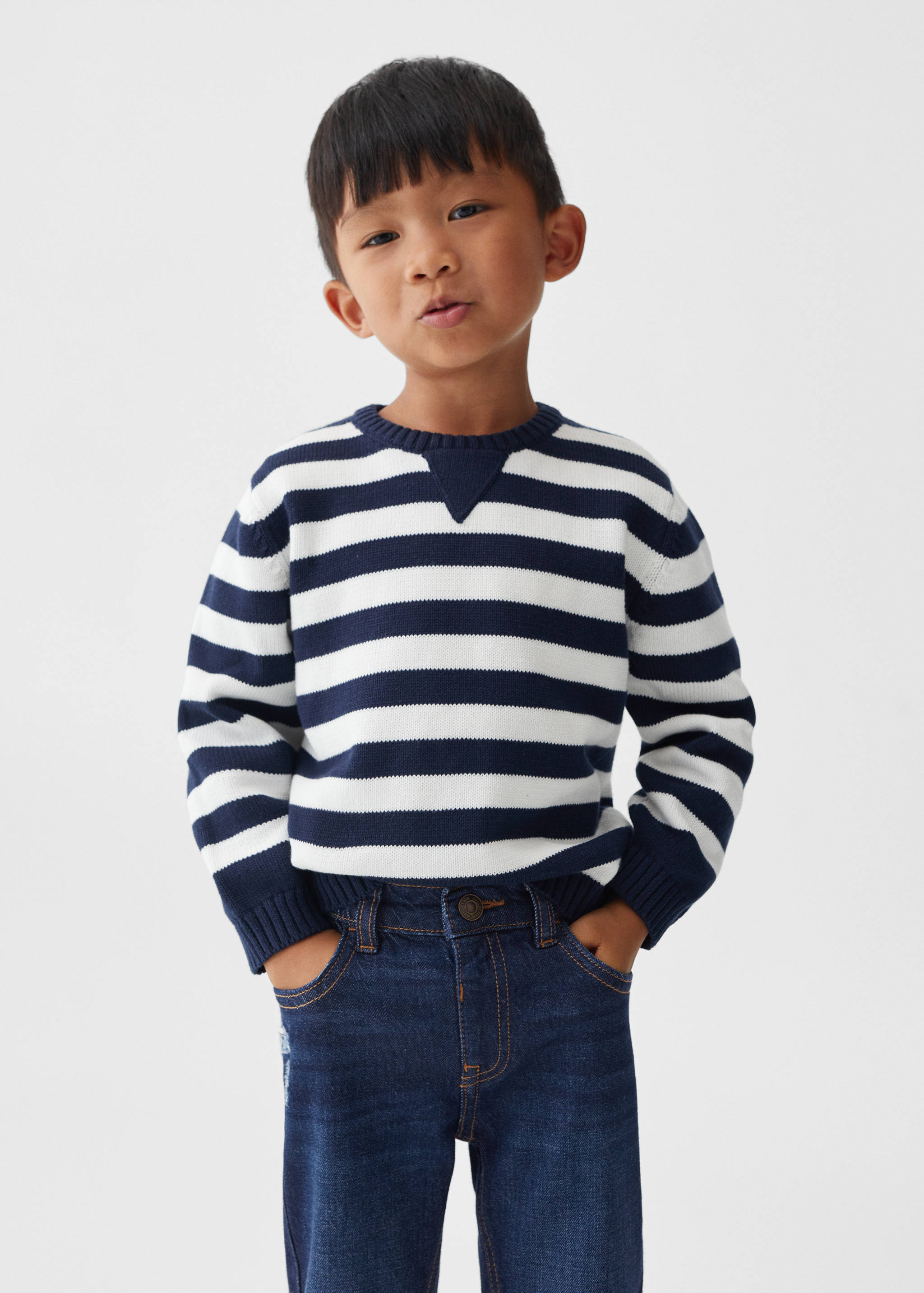 Drawstring waist jeans - Medium plane