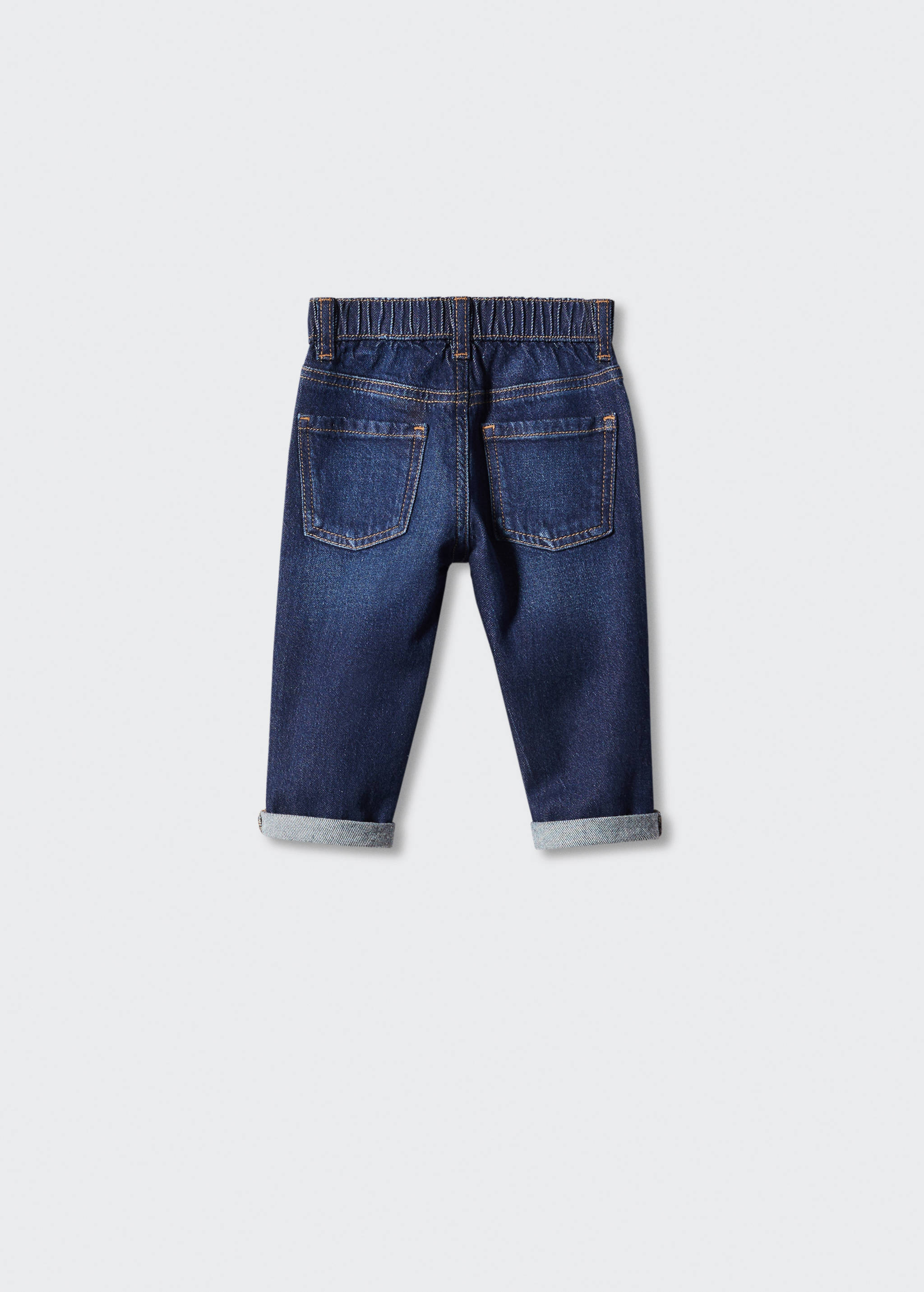 Drawstring waist jeans - Reverse of the article