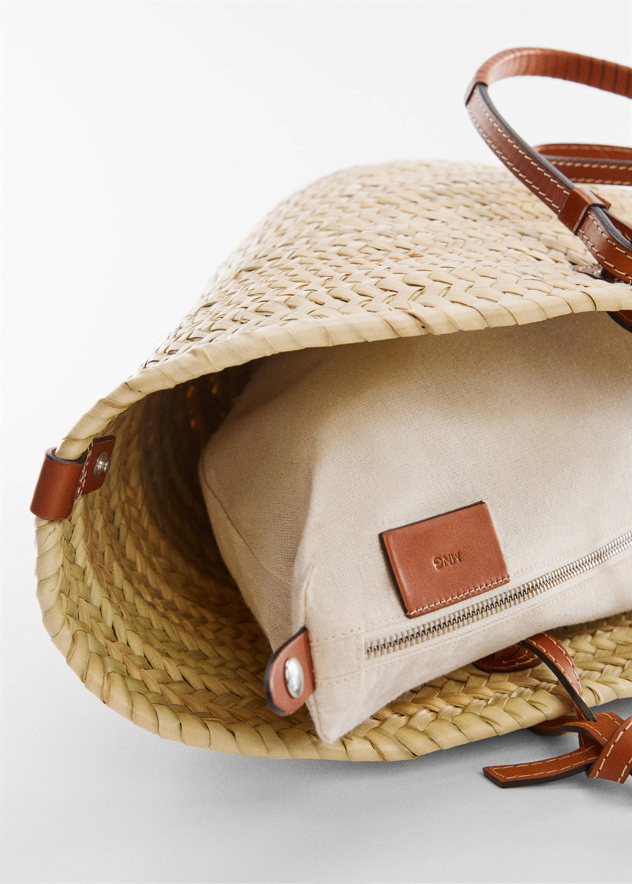 Raffia tote bag - Details of the article 3
