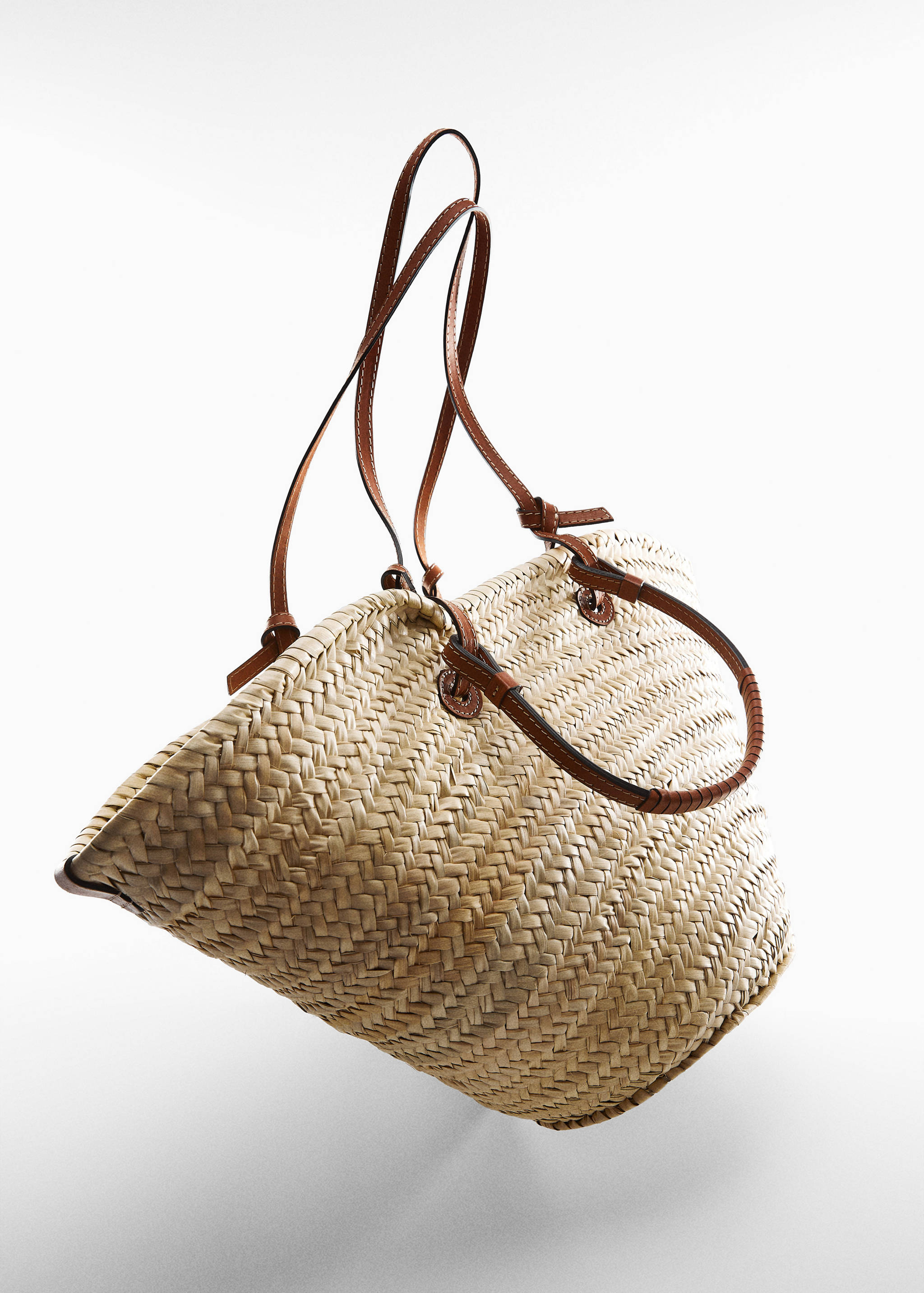 Raffia tote bag - Details of the article 5