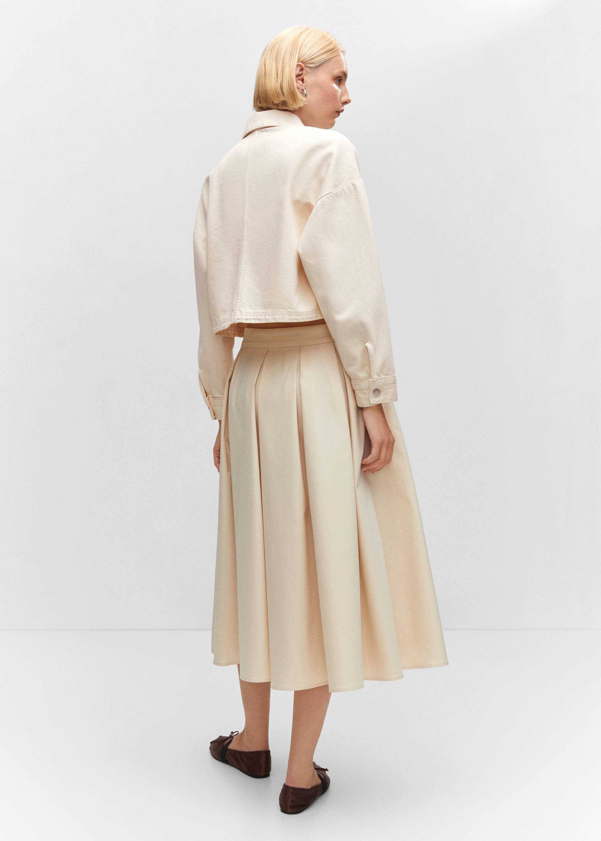 Cazadora vaquera bolsillos - Reverso del artículo