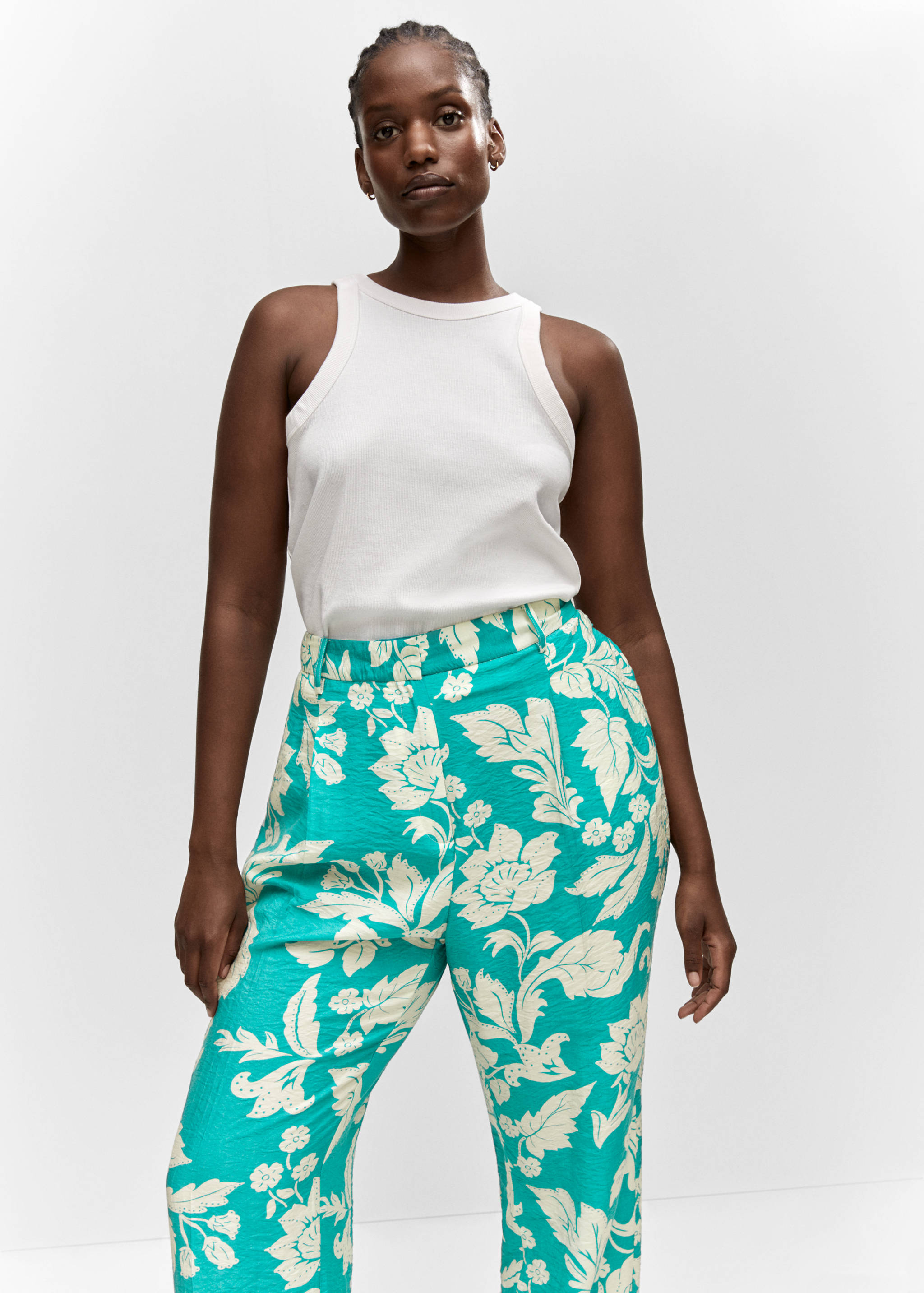 Pantalón recto estampado - Detalle del artículo 5