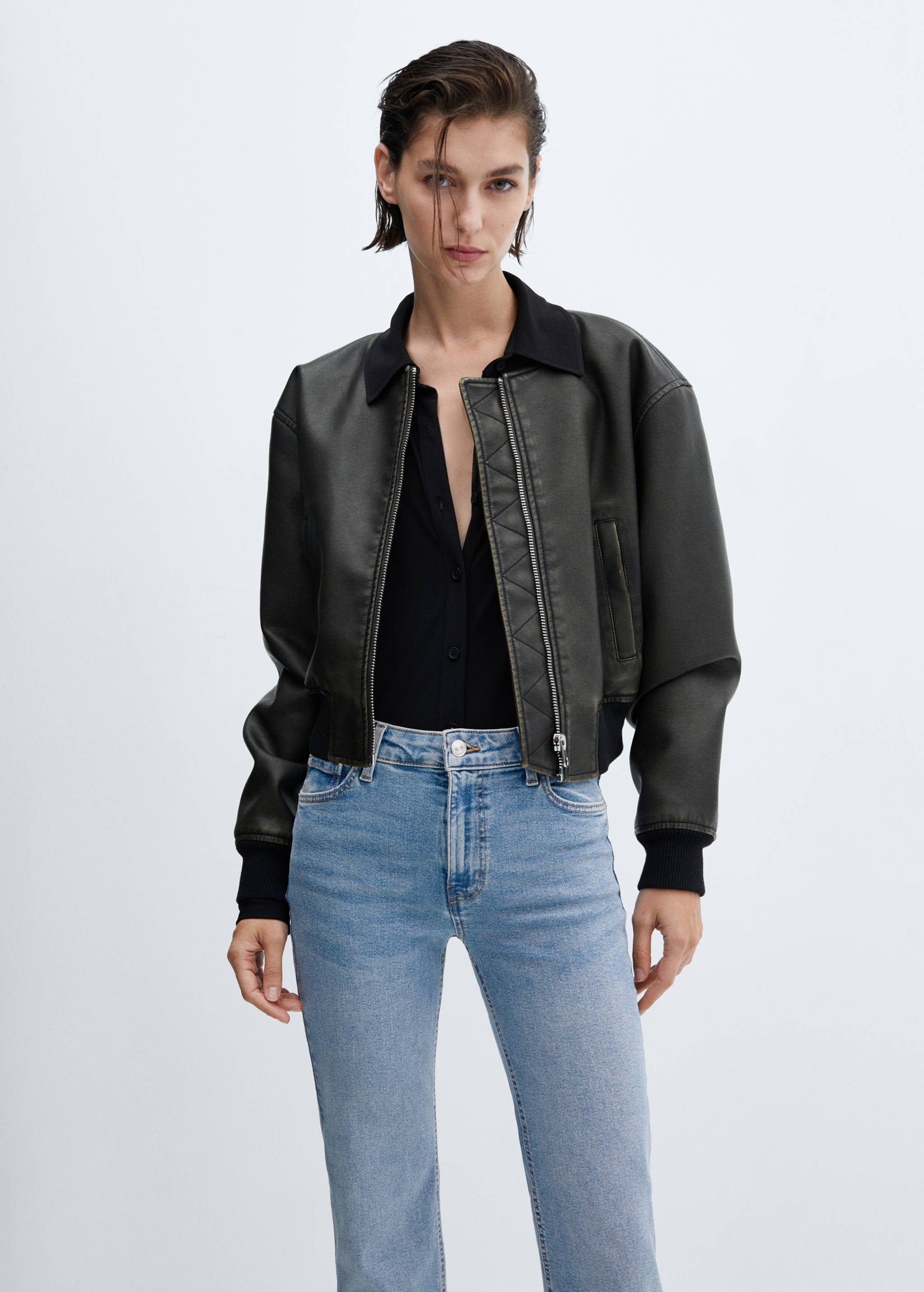 Sienna flared cropped jeans - Details of the article 1