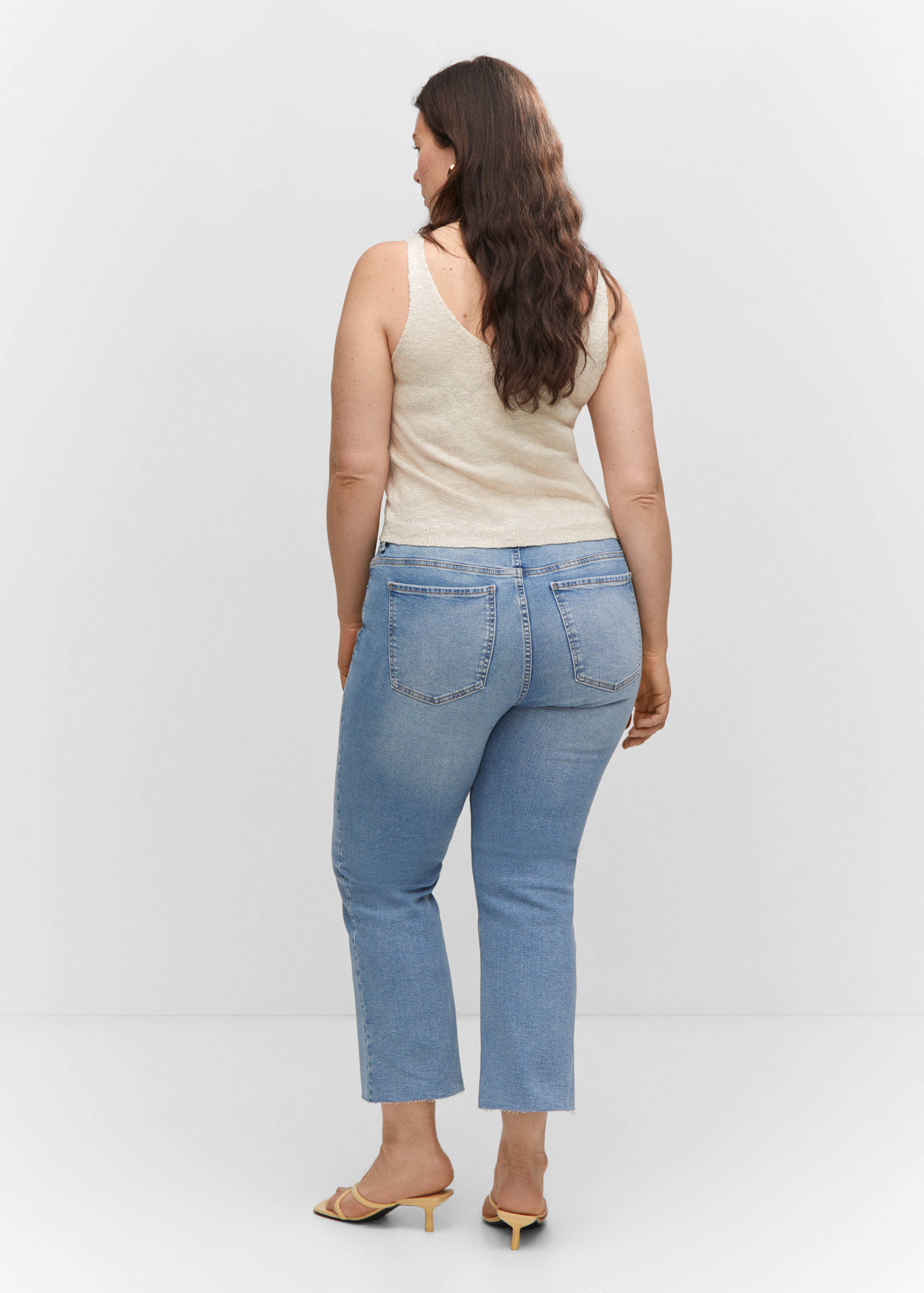 Sienna flared cropped jeans - Details of the article 4