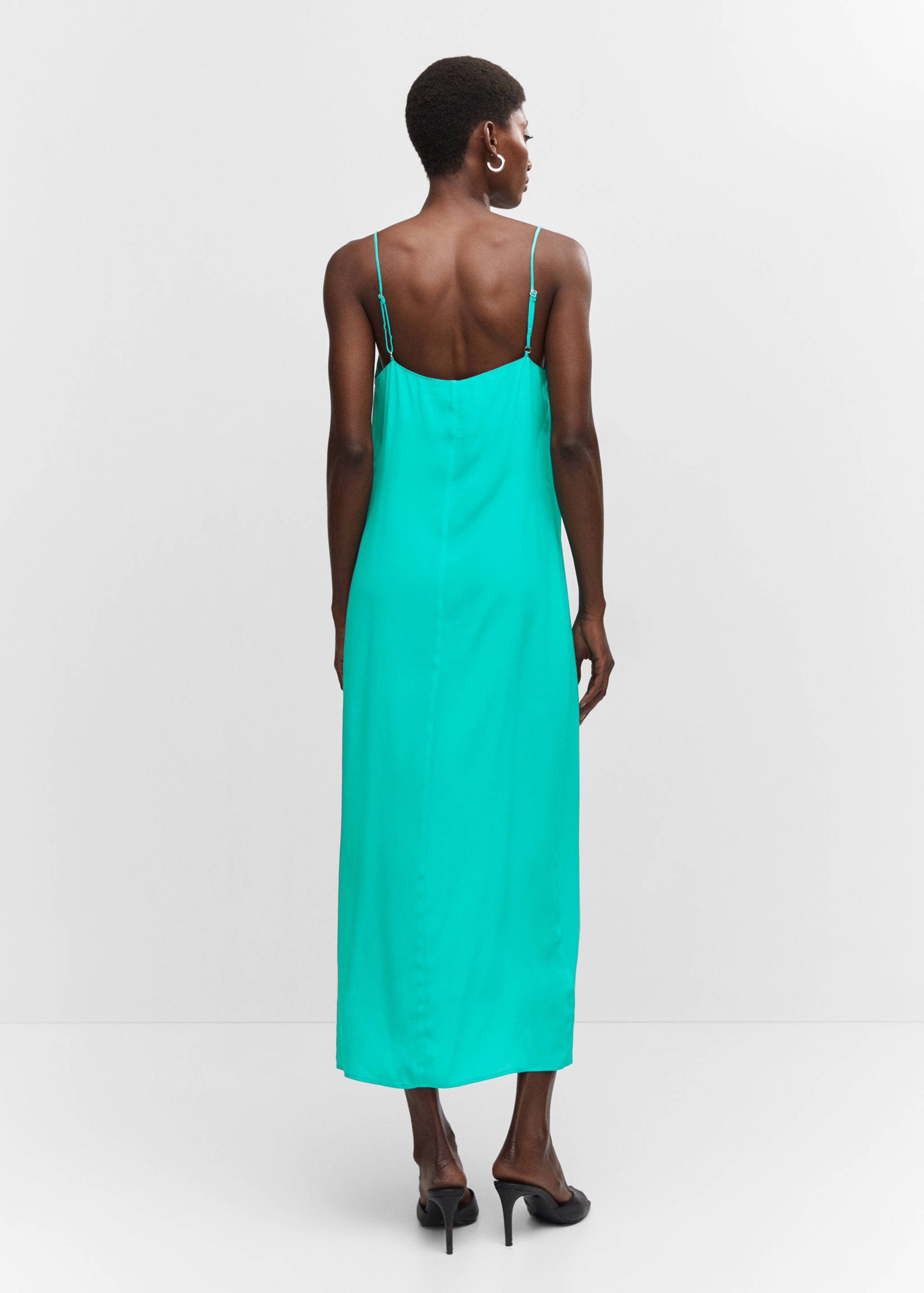 Robe longue fendue - Verso de l’article