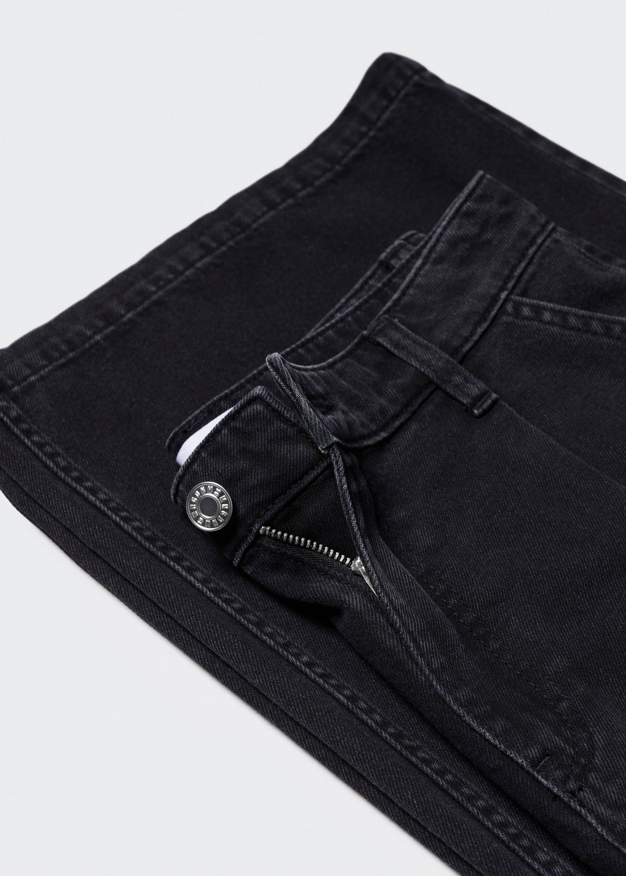 Wide leg pleated jeans - Details of the article 8