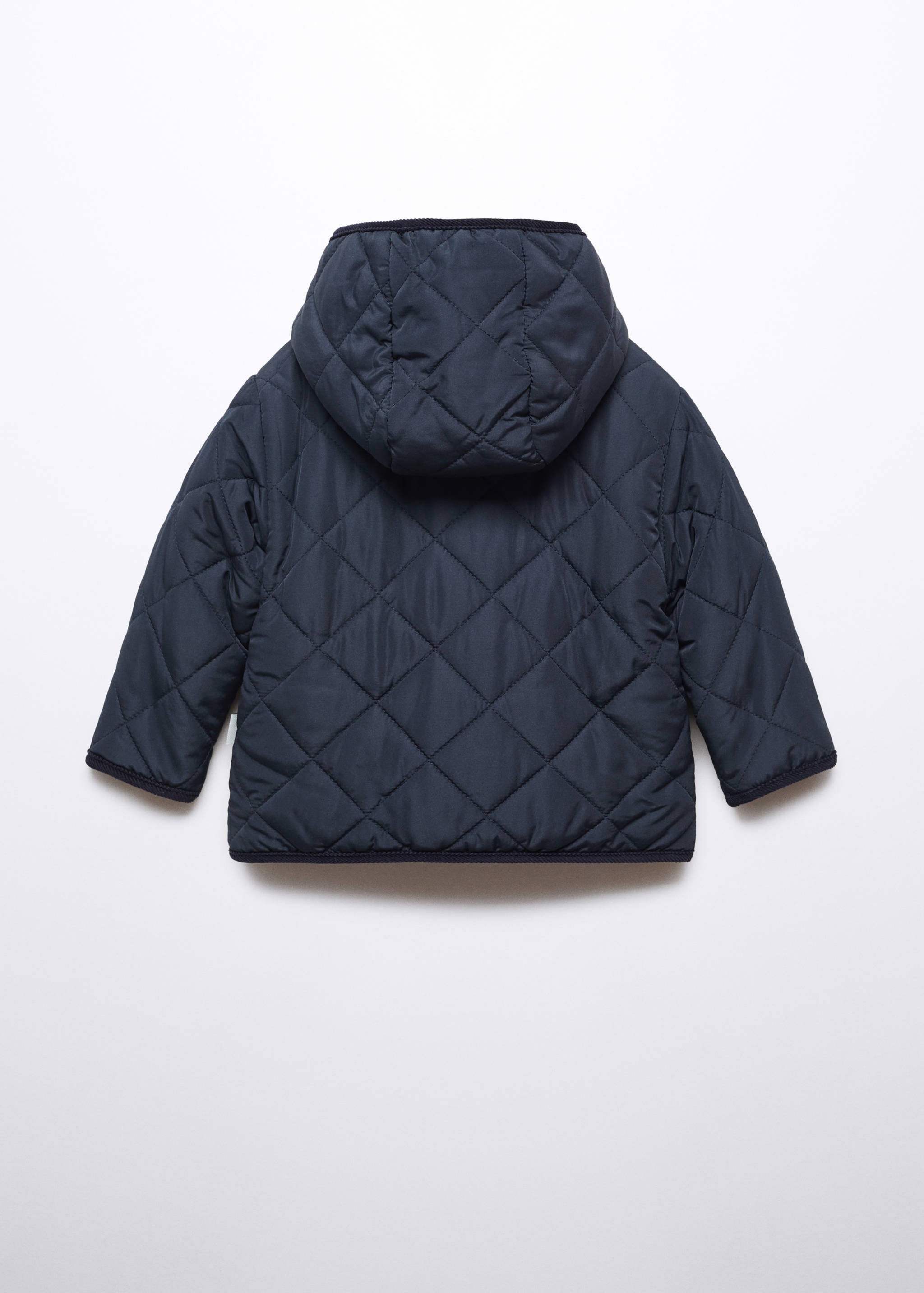 Rhombus quilted jacket - Reverse of the article