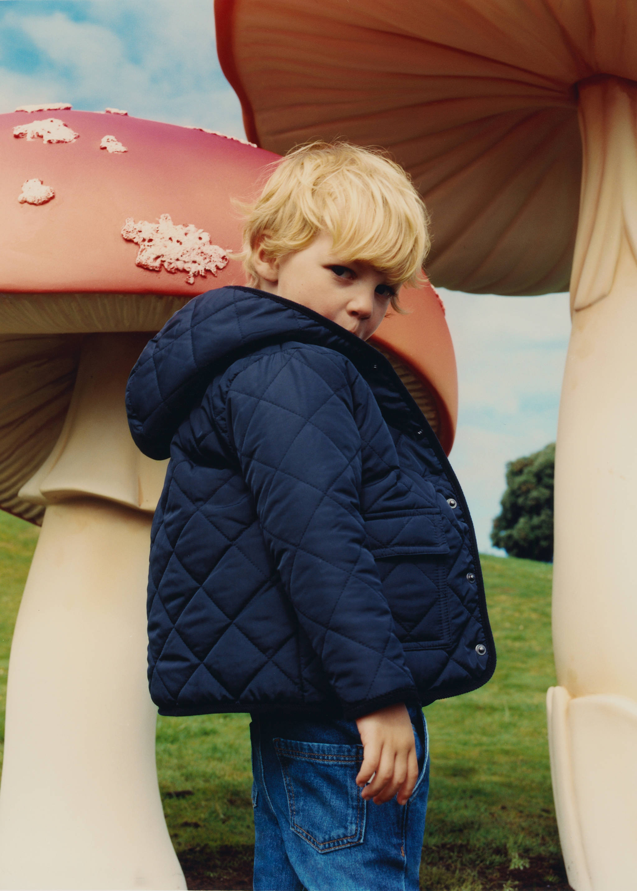 Gewatteerde anorak met ruiten - Detail van het artikel 5