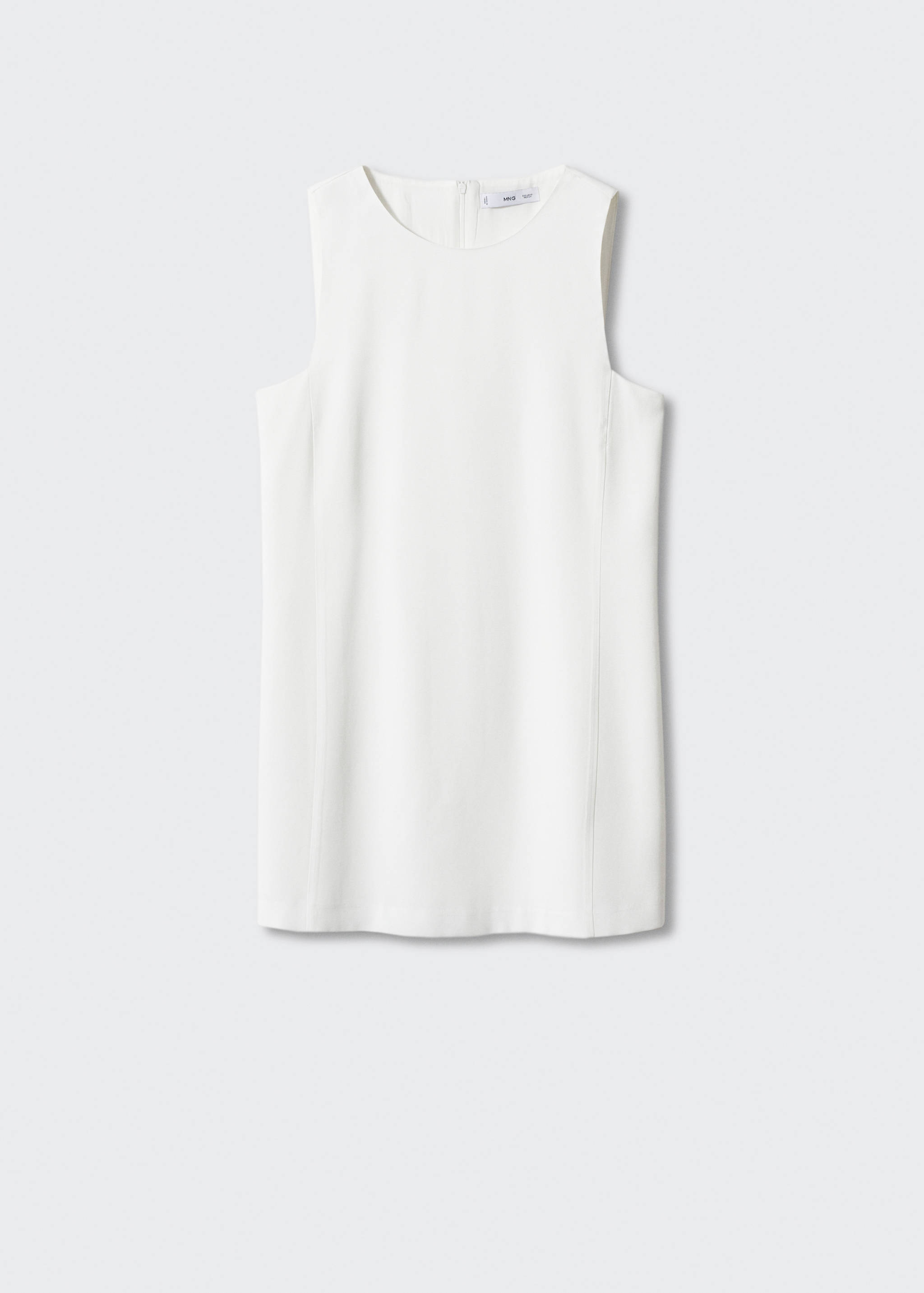 Short sleeveless dress - Article without model