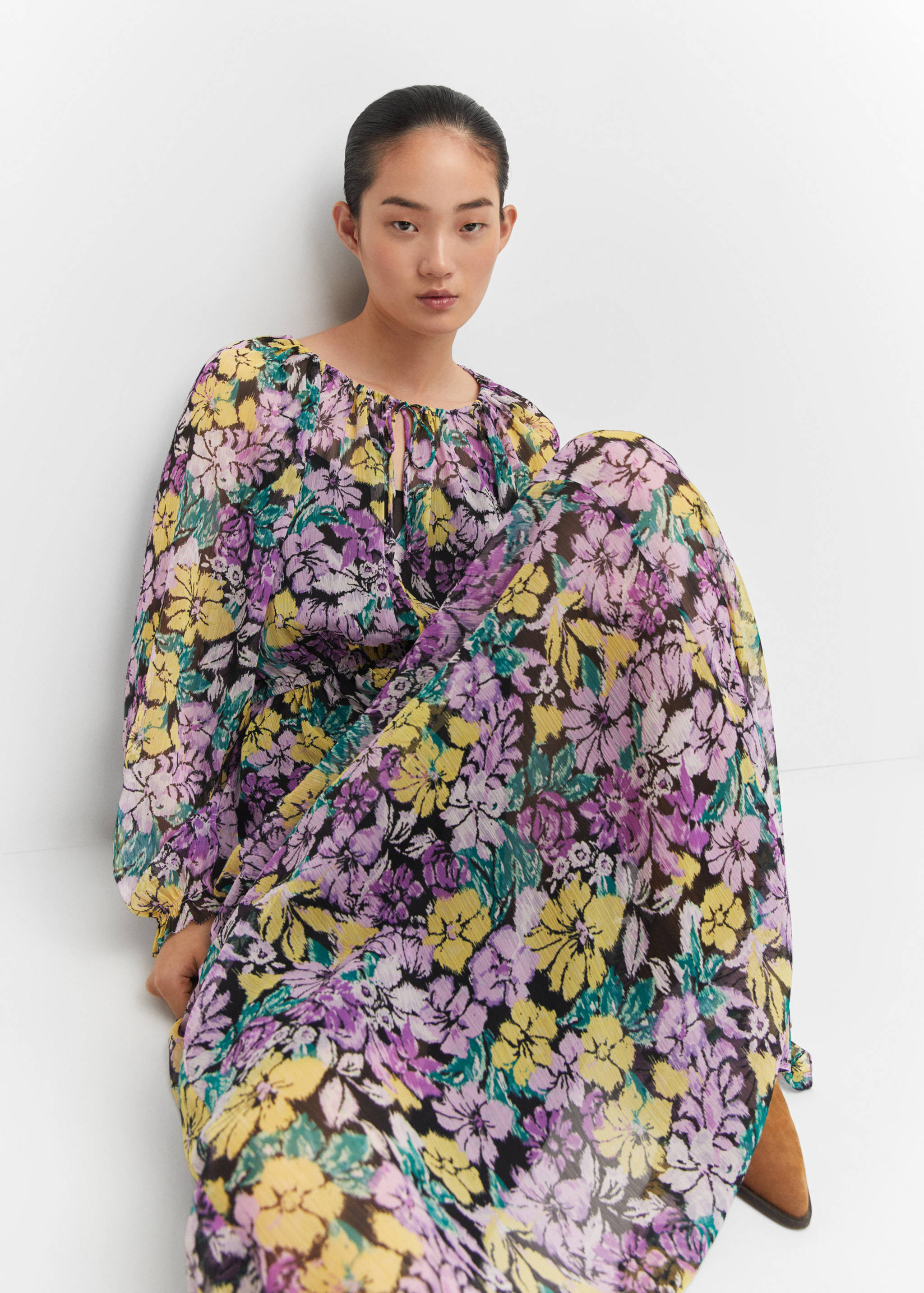 Robe texture florale - Détail de l'article 2