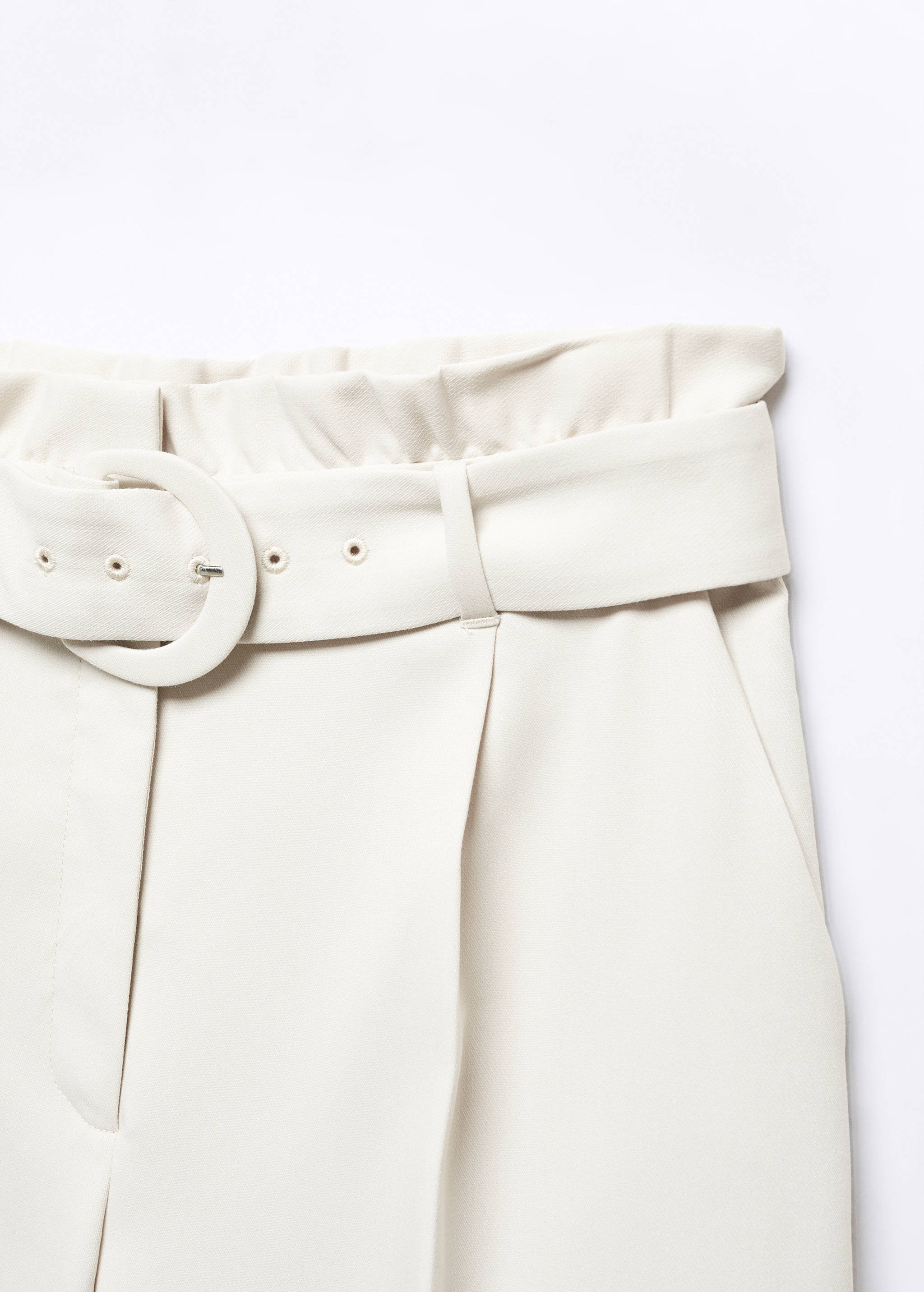 Paperbag trousers with belt - Details of the article 8