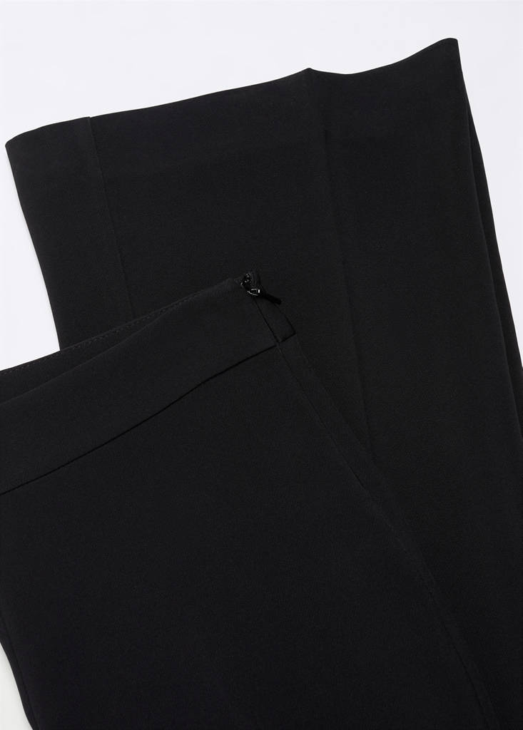 Flared suit trousers — Black